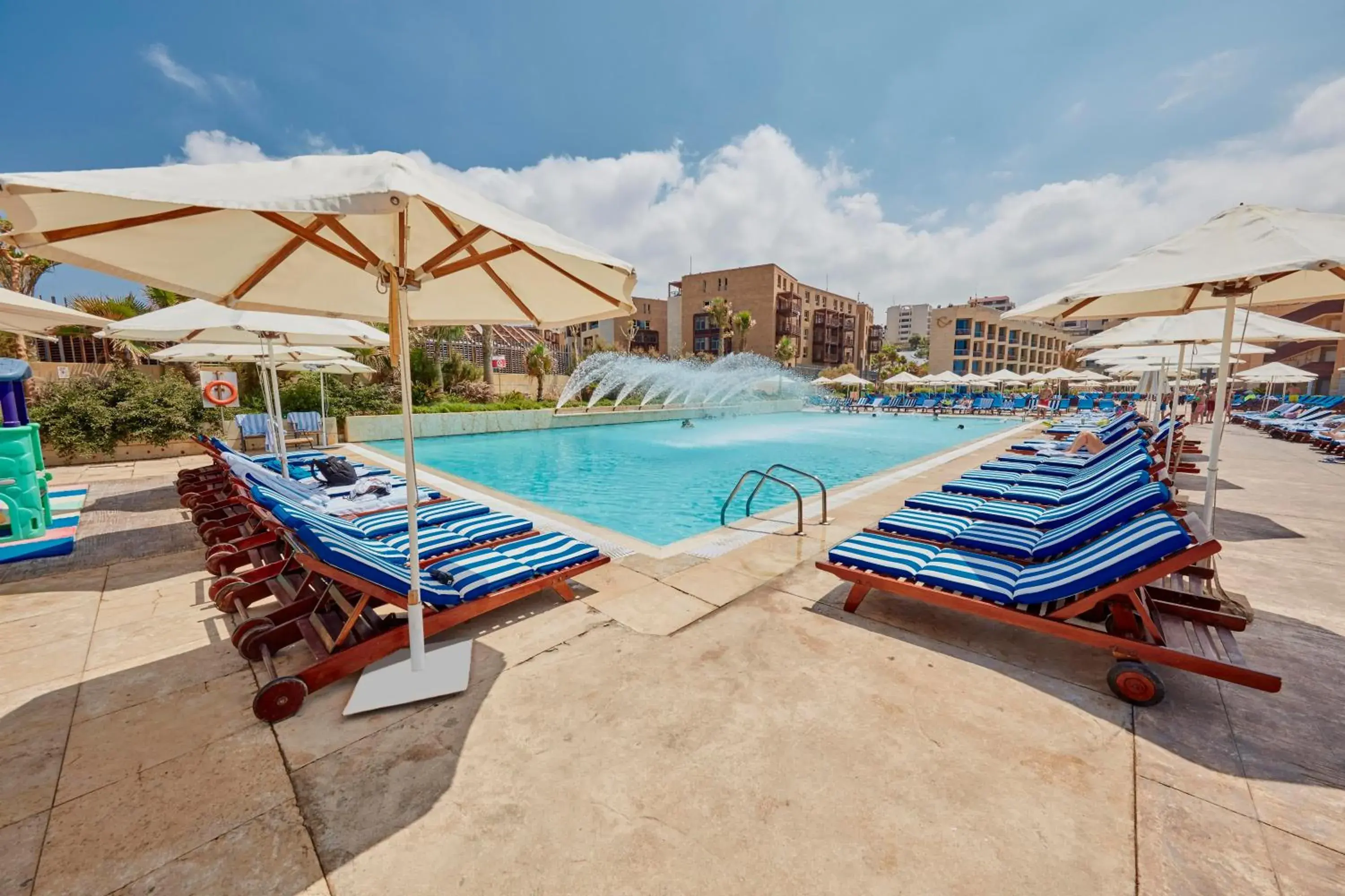 Balcony/Terrace, Swimming Pool in Coral Beach Hotel And Resort Beirut