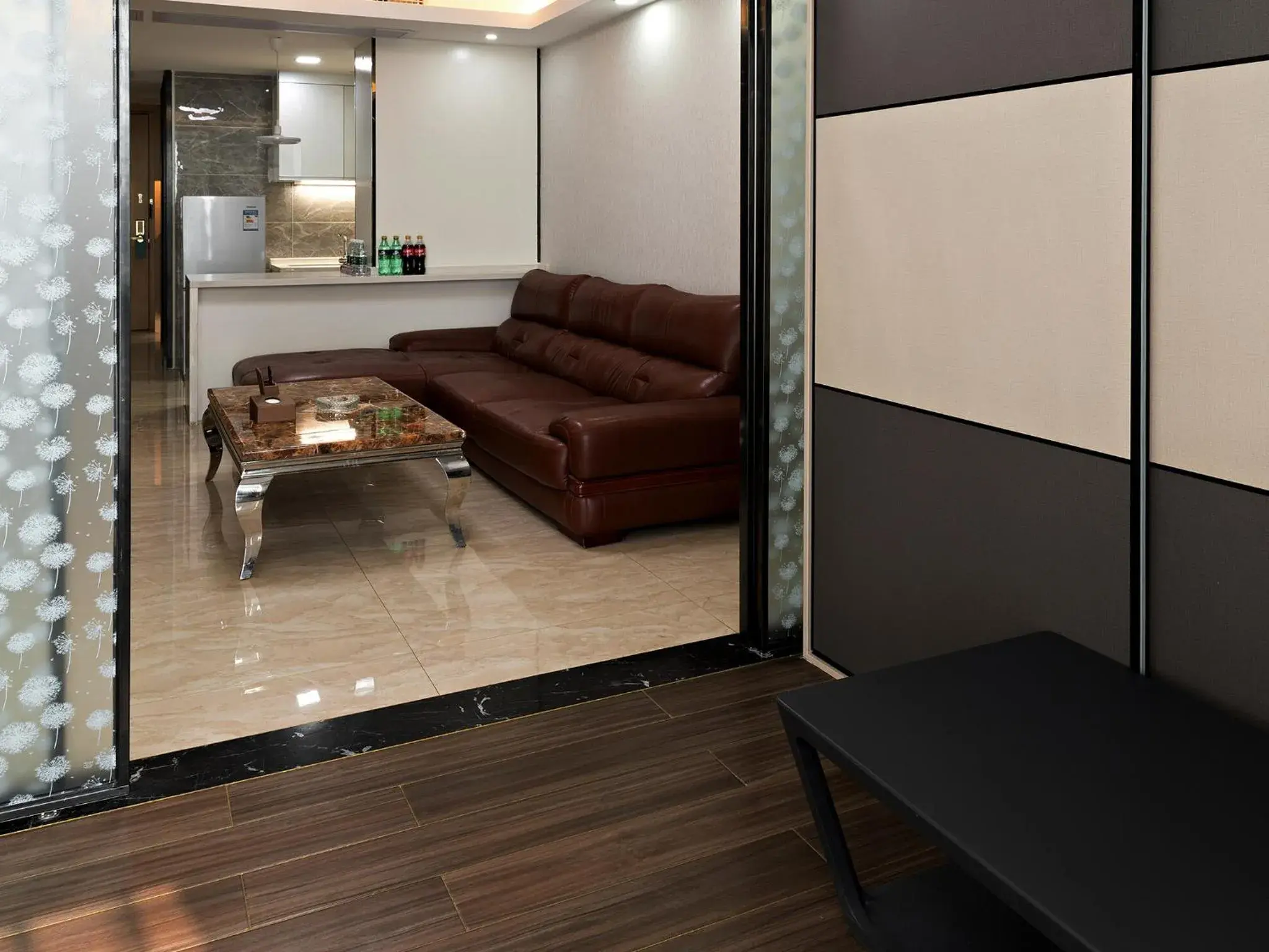 Coffee/tea facilities, Seating Area in Pengman Beijing Rd. A-mall Apartment