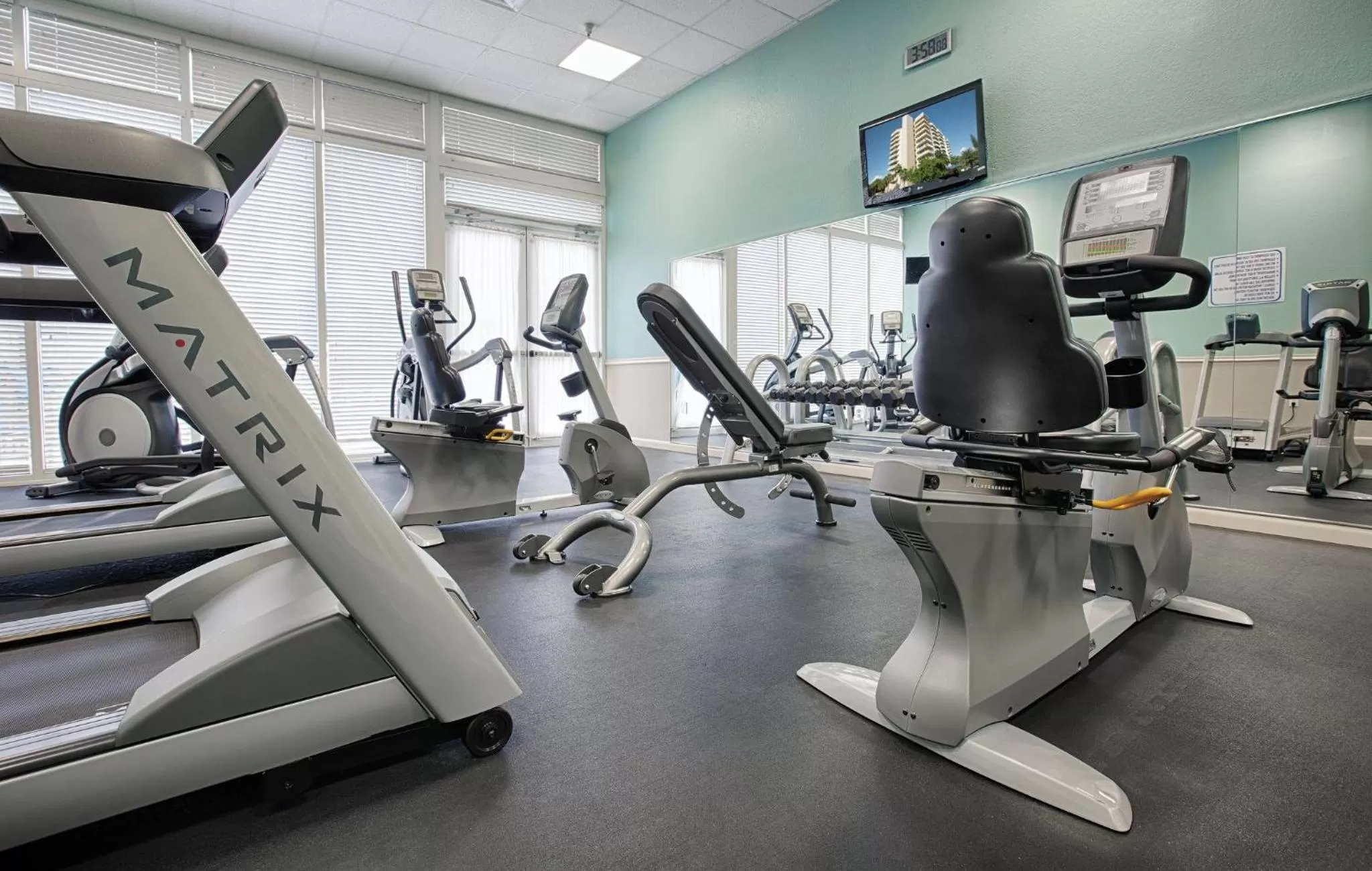 Fitness centre/facilities in Club Wyndham Santa Barbara