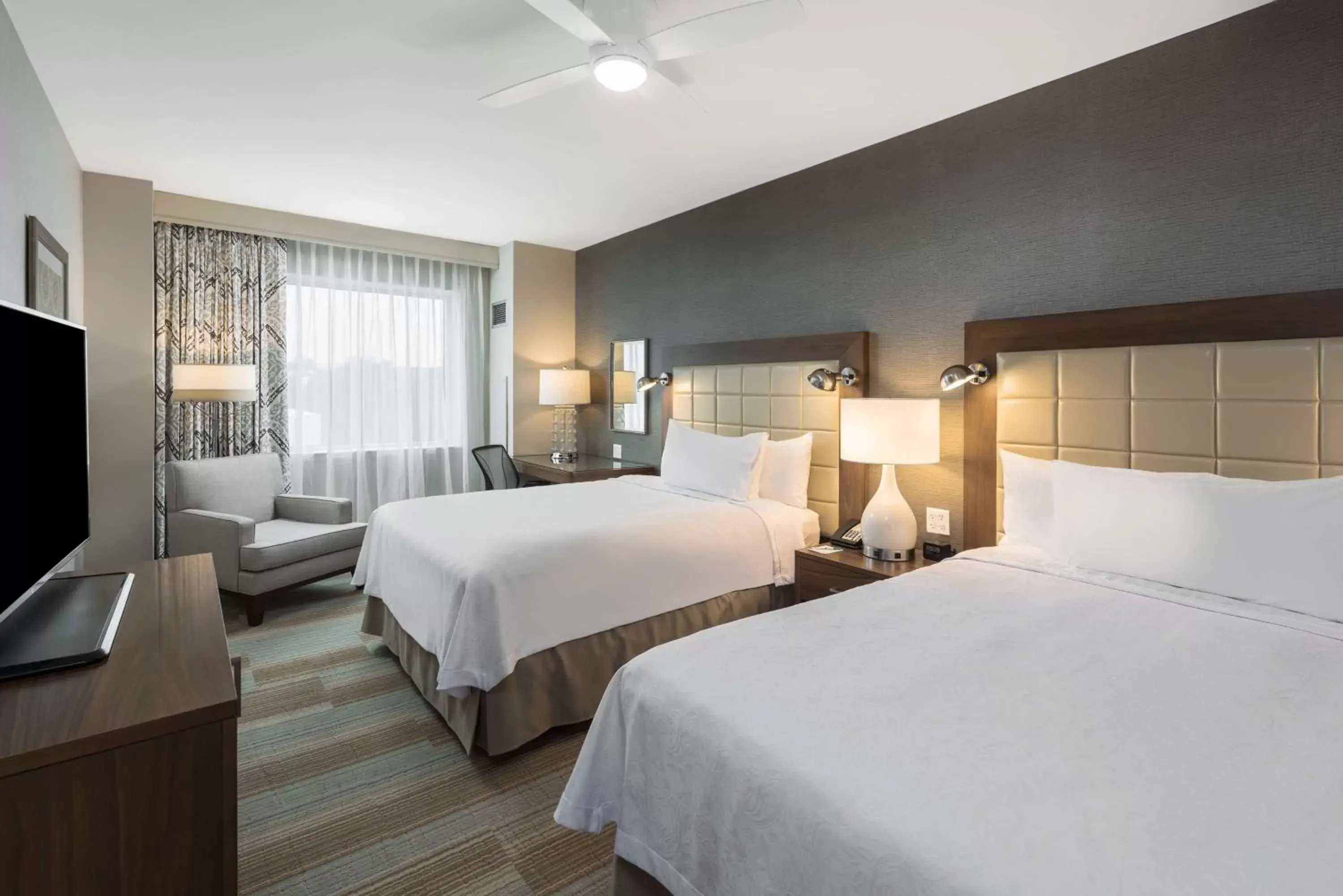 Bed in Homewood Suites by Hilton Miami Dolphin Mall