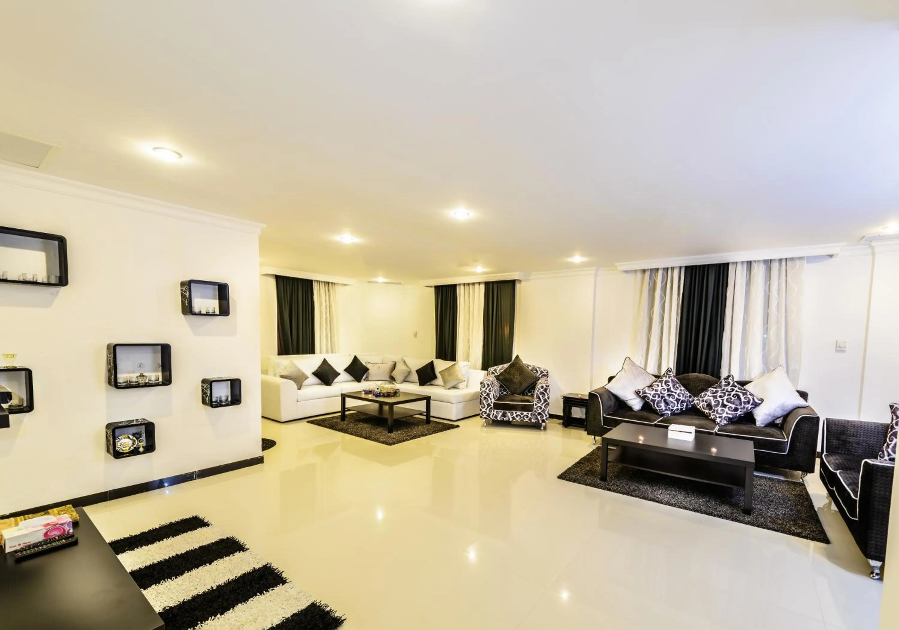 Seating area in Bravo Royal Hotel Suites