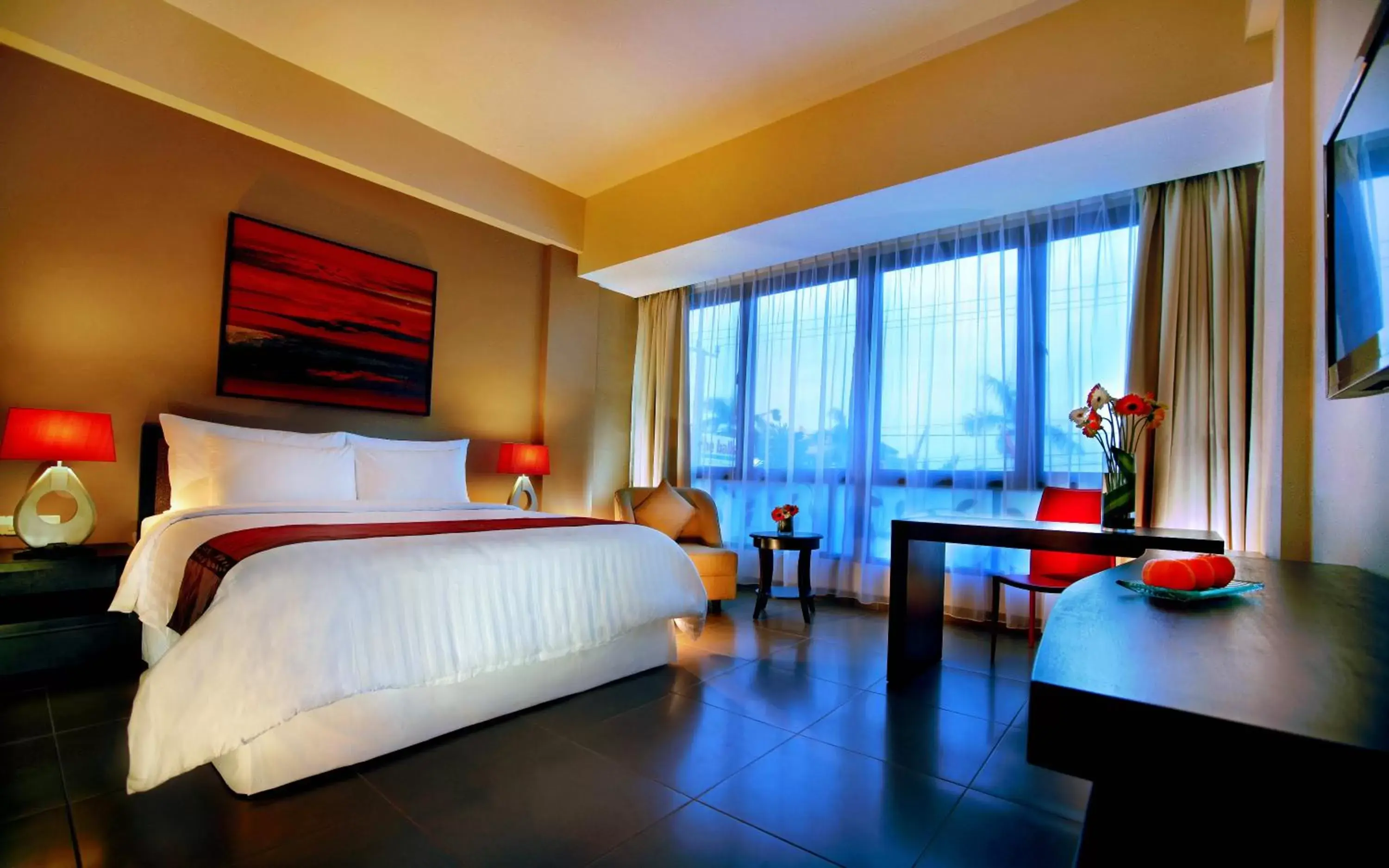 Superior Double or Twin Room in 100 Sunset Kuta Hotel & Ballroom Superior Double or Twin Room in 100 Sunset Kuta Hotel & Ballroom