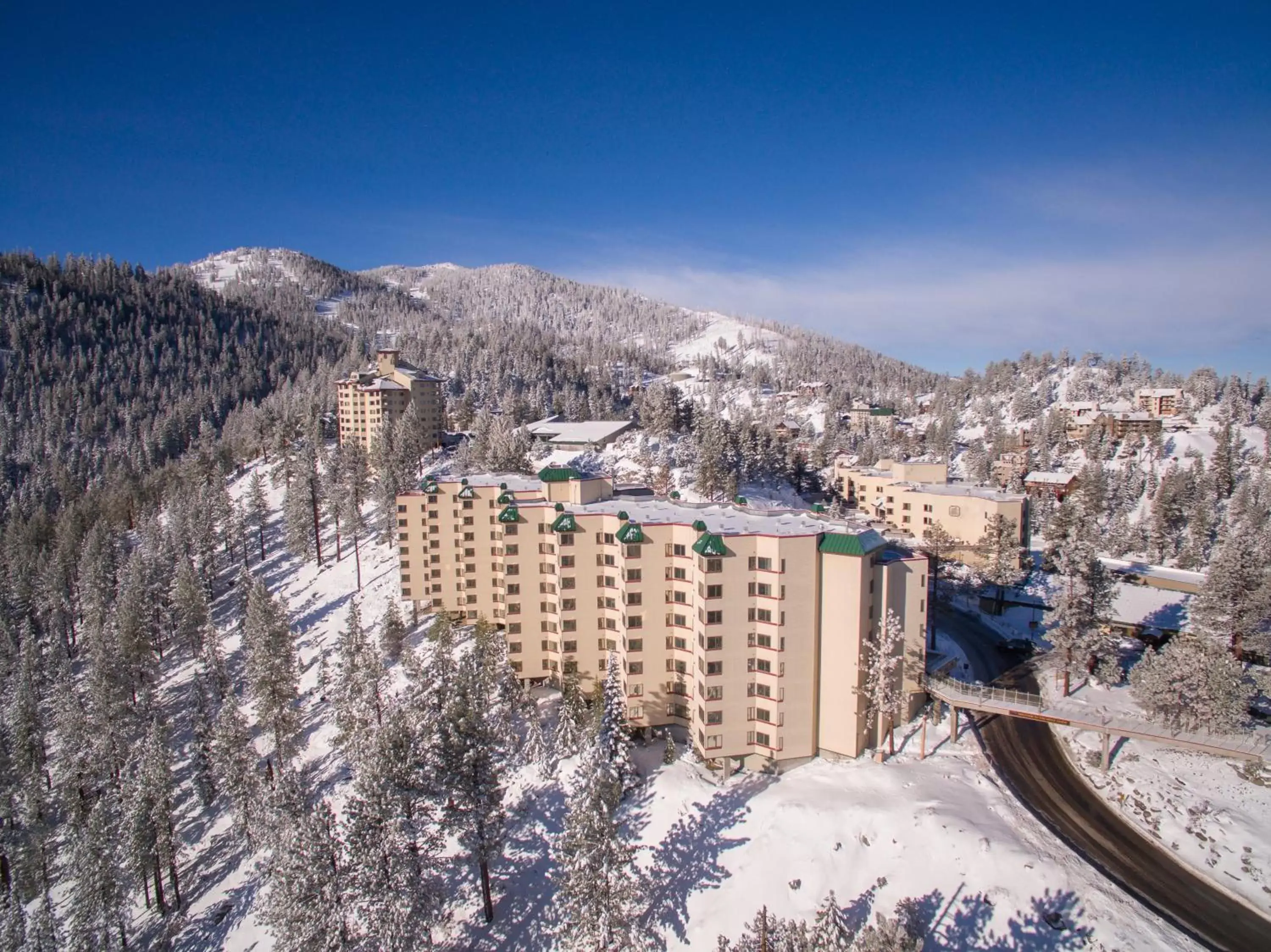 Property building, Winter in Holiday Inn Club Vacations - Tahoe Ridge Resort, an IHG Hotel