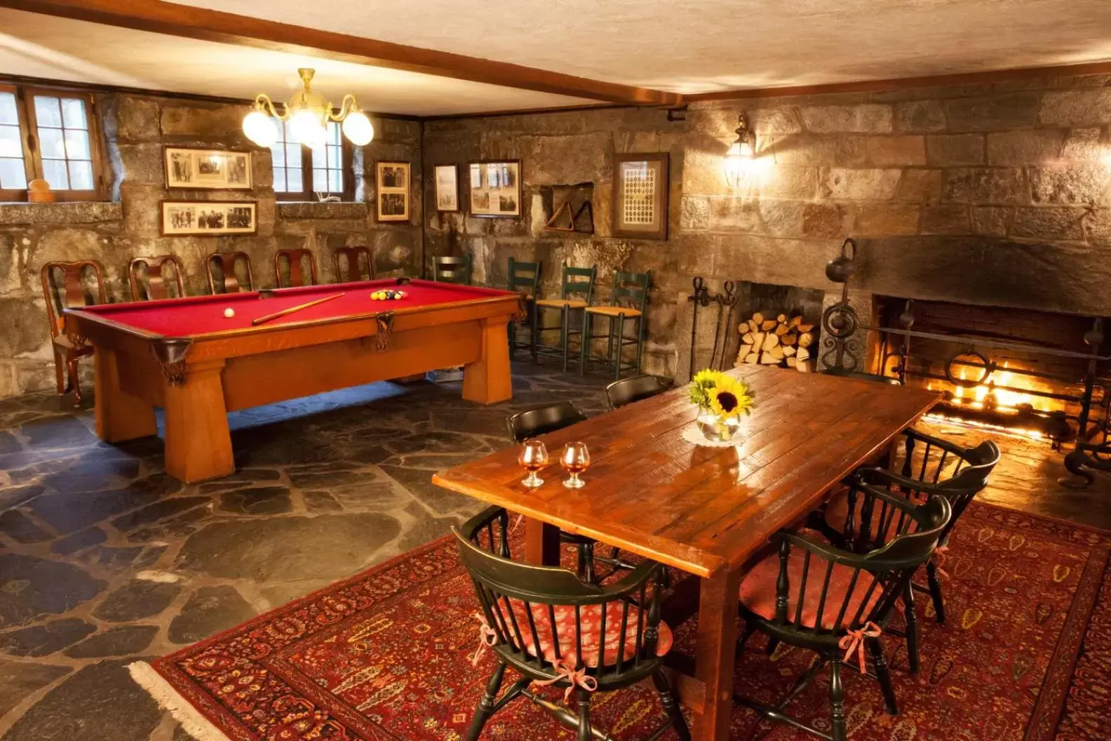 Game Room, Billiards in Adair Country Inn & Restaurant