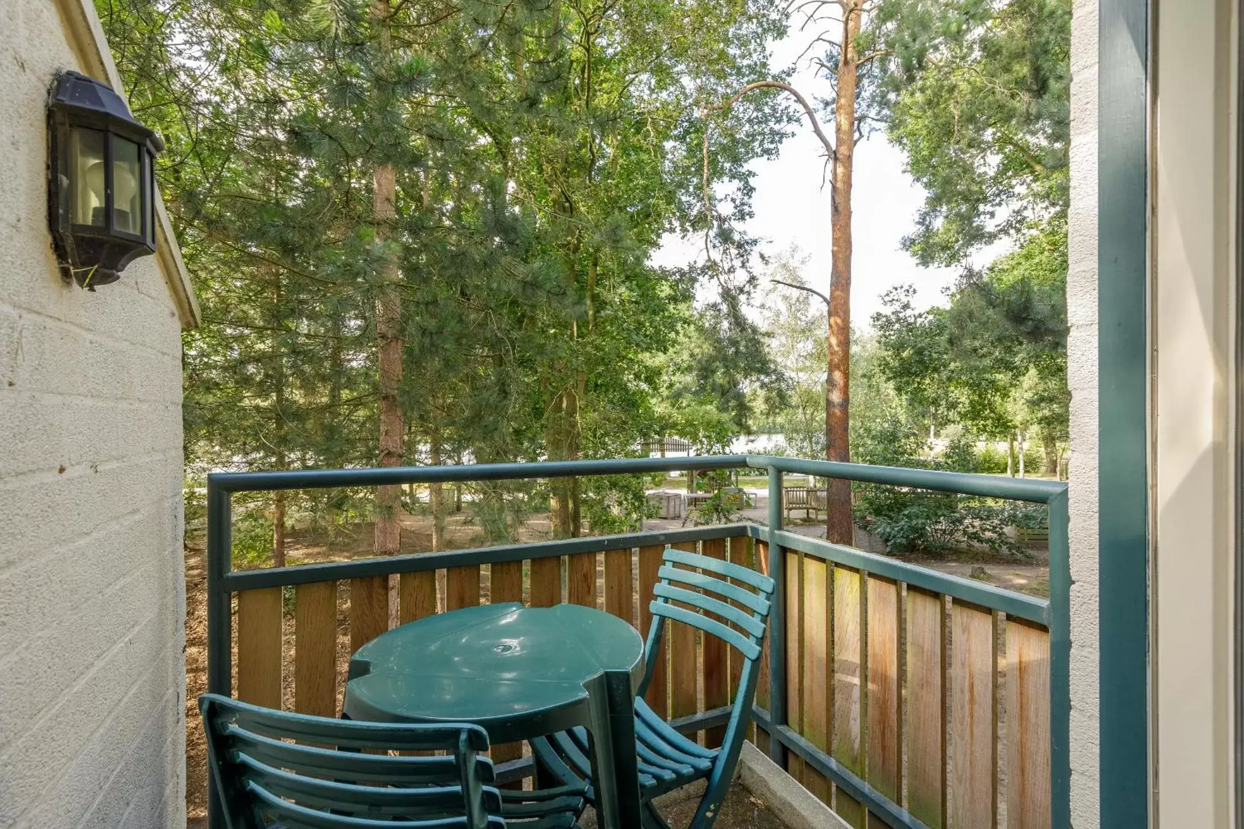 Balcony/Terrace in Hotel Het Heijderbos by Center Parcs