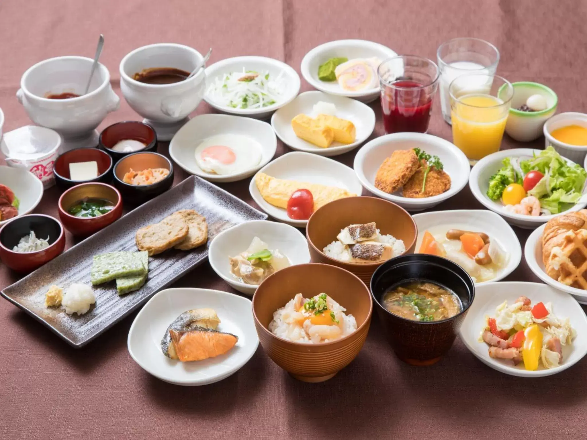 Breakfast in Dormy Inn Matsuyama Natural Hot Spring