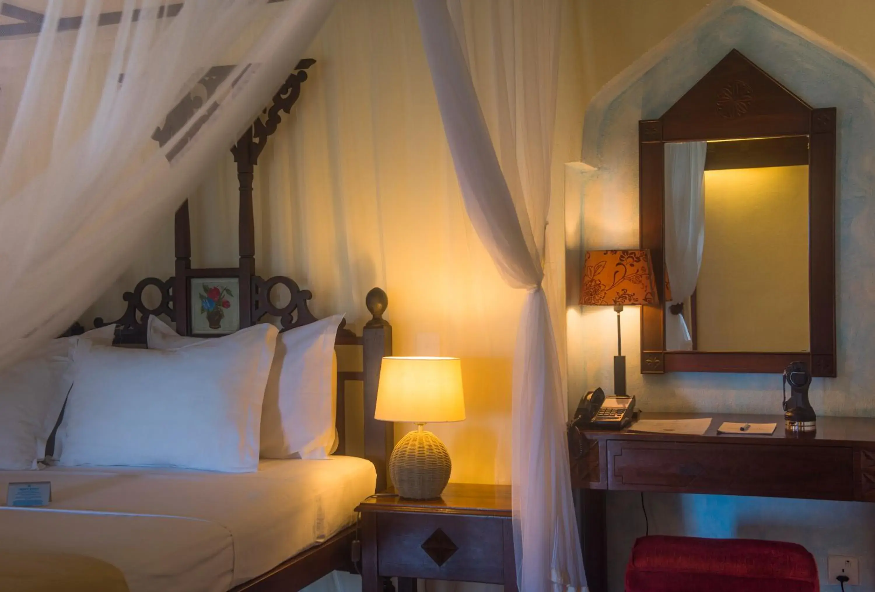 Bedroom, Bed in Amani Beach Hotel