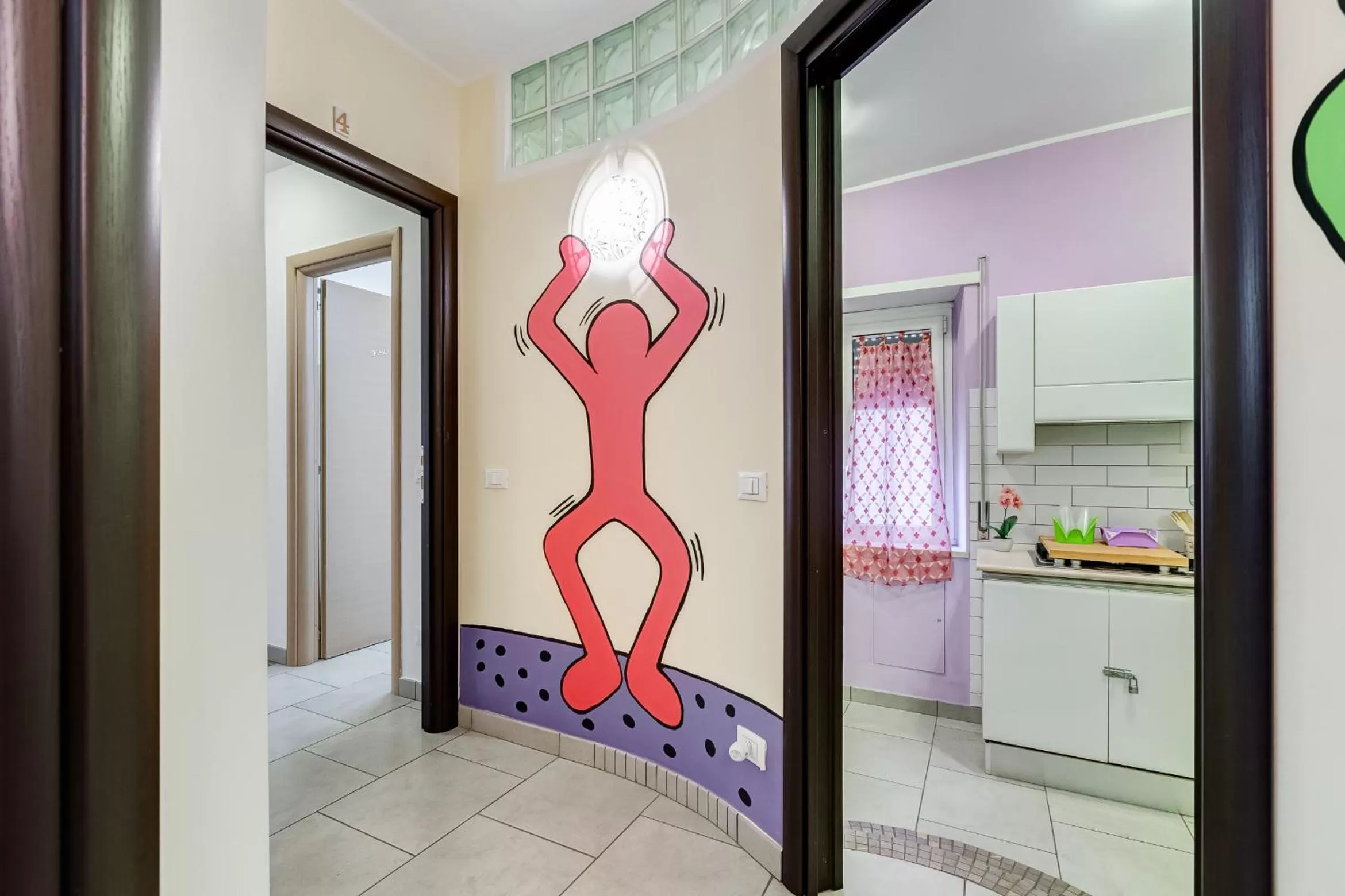 Decorative detail in B&B Casa Der Poeta