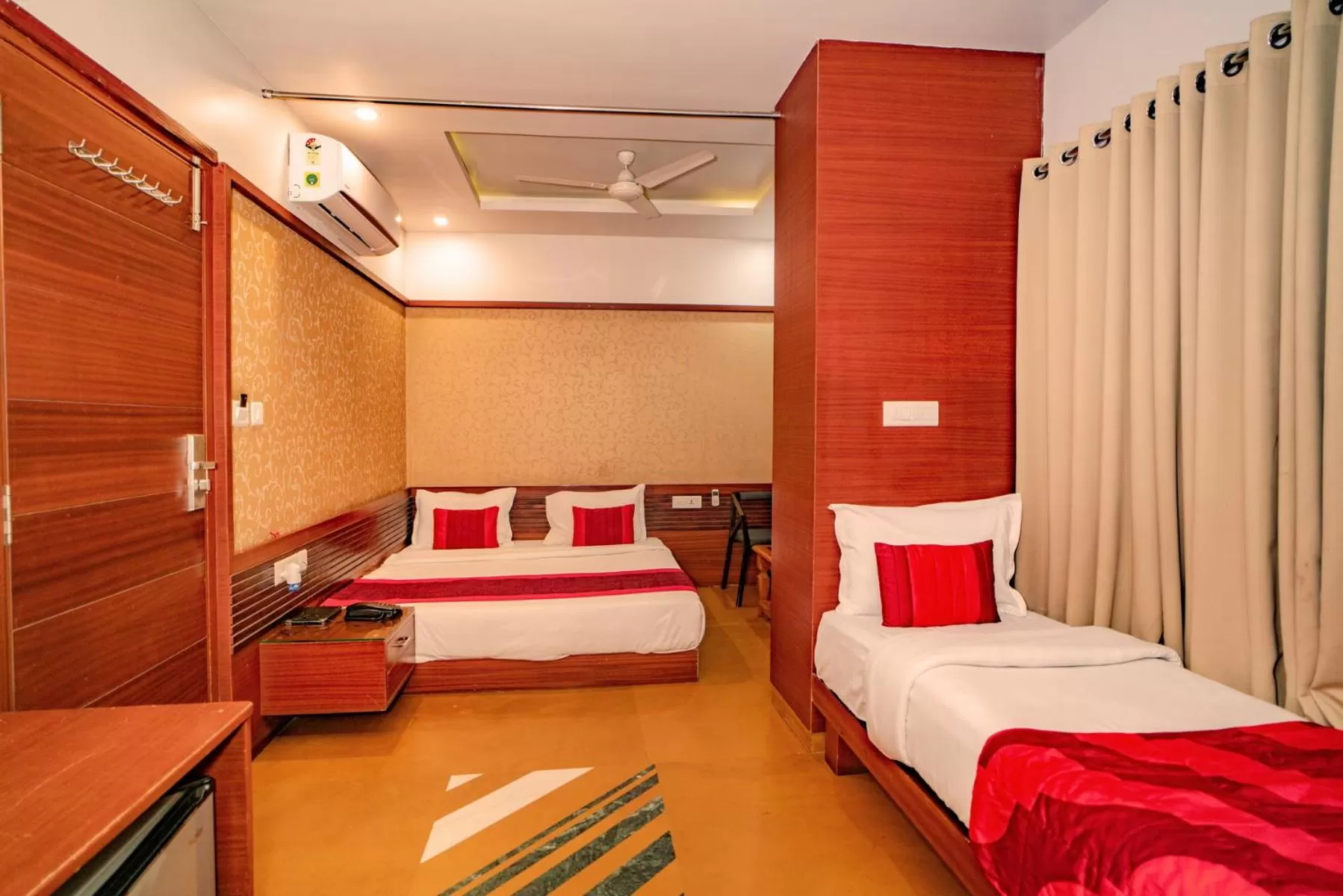 Bed in Uddhav Vilas A Family Hotel