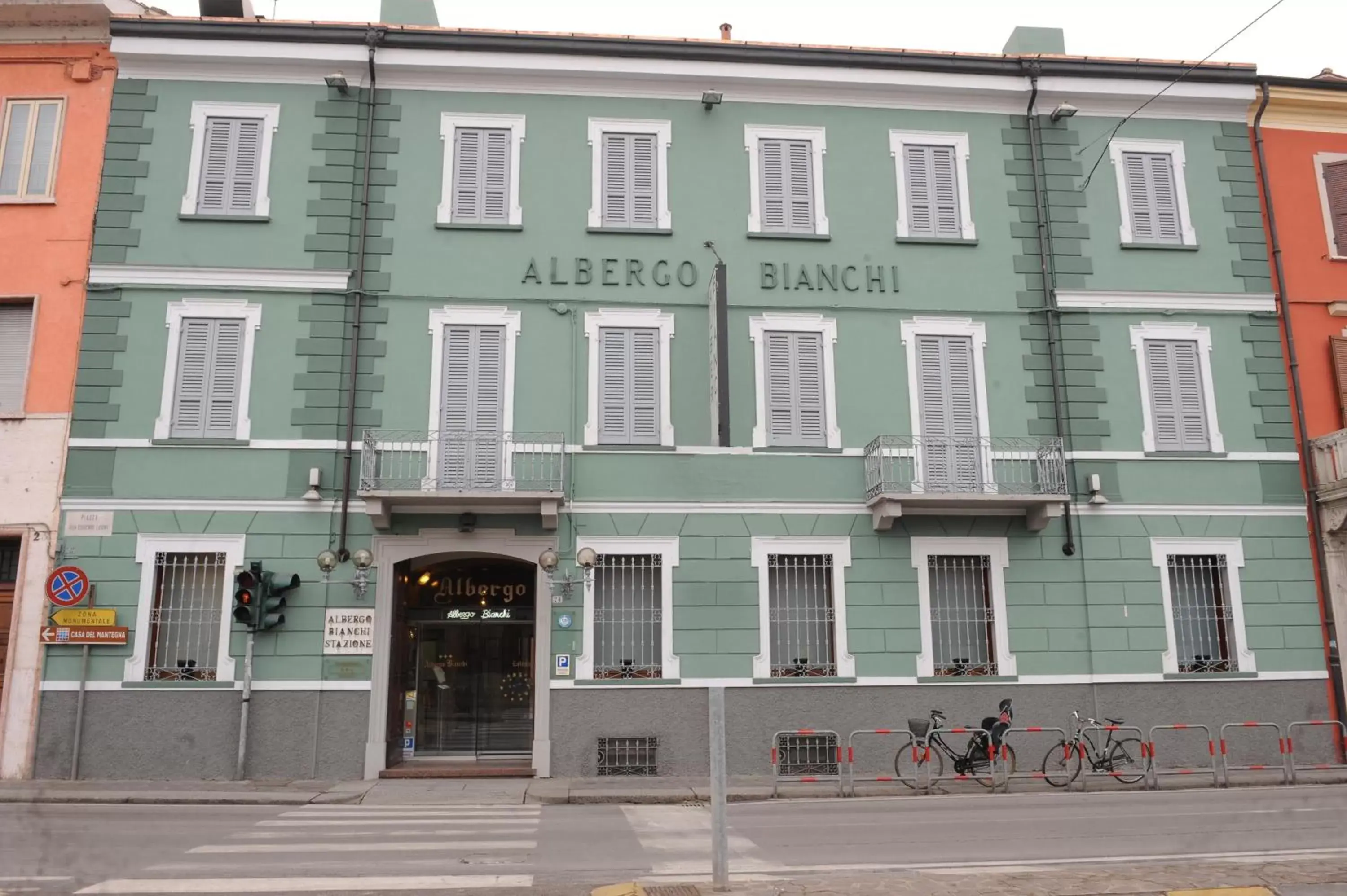 Facade/entrance, Property Building in Albergo Bianchi Stazione