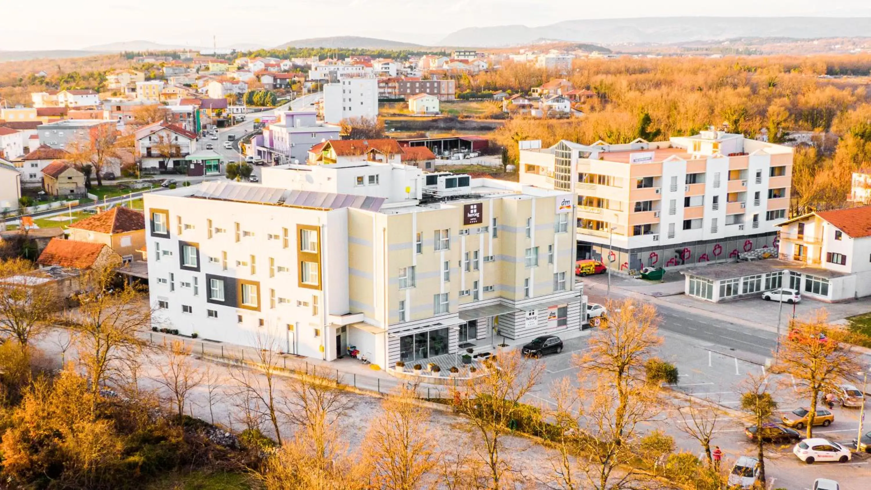 City view, Bird's-eye View in Hotel Herceg