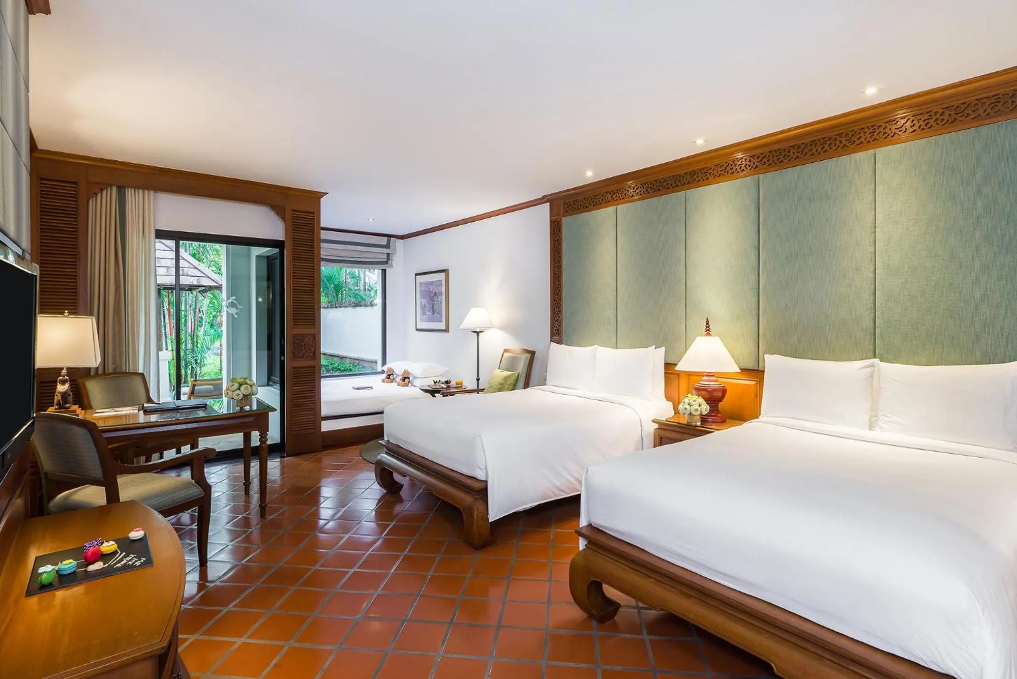 Bed in JW Marriott Phuket Resort and Spa