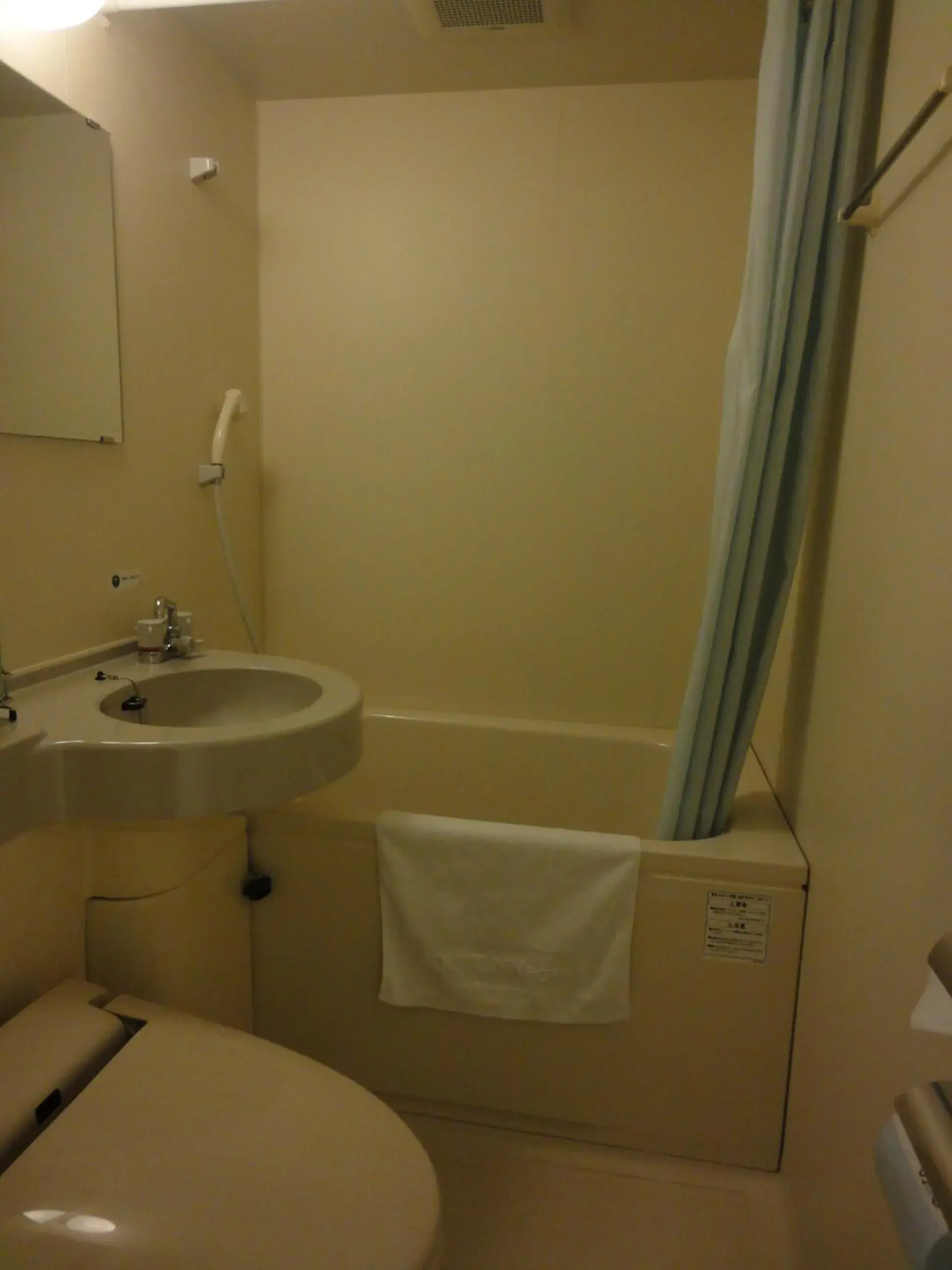 Bathroom in Hotel Route-Inn Yokohama Bashamichi