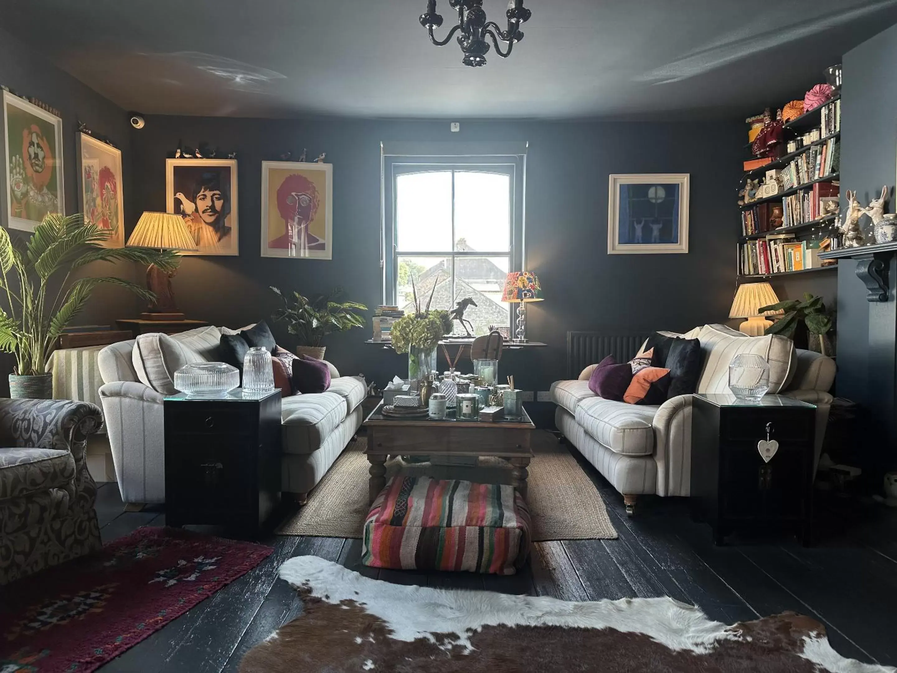 Living room in One Drake Road and Apartments, Tavistock, Devon