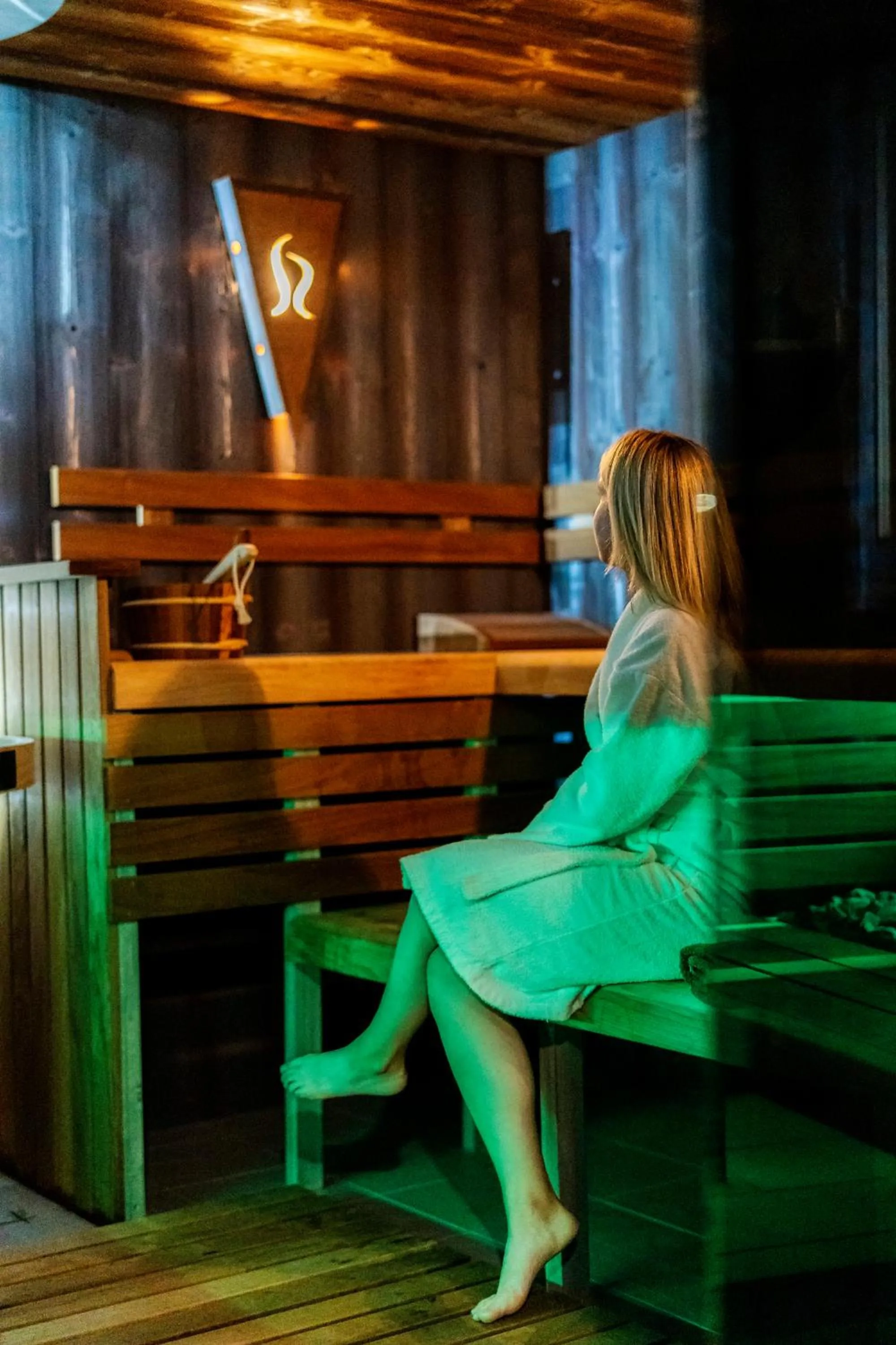 Sauna in Hotel Golden Lake Resort