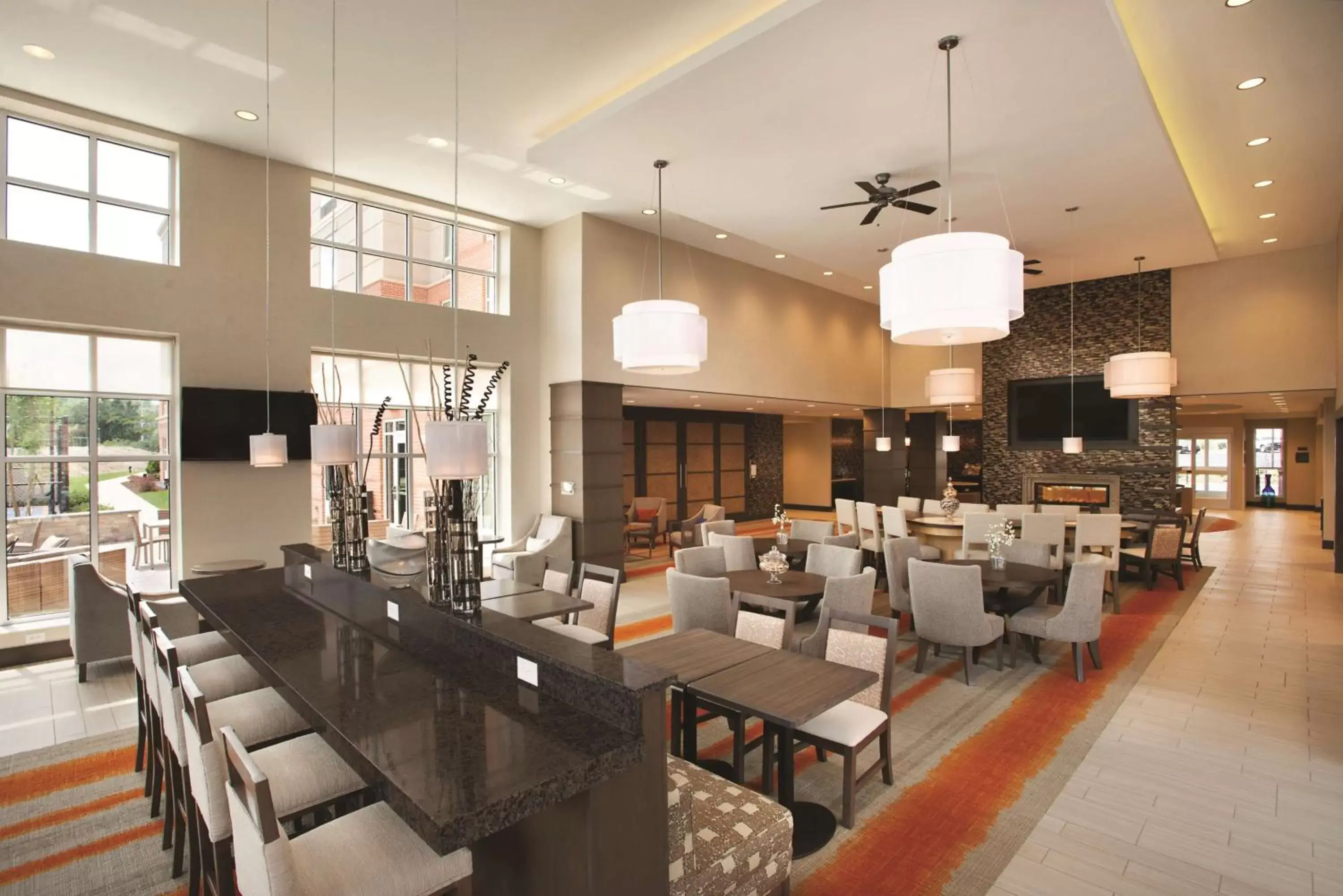 Lobby or reception, Restaurant/Places to Eat in Homewood Suites by Hilton - Charlottesville
