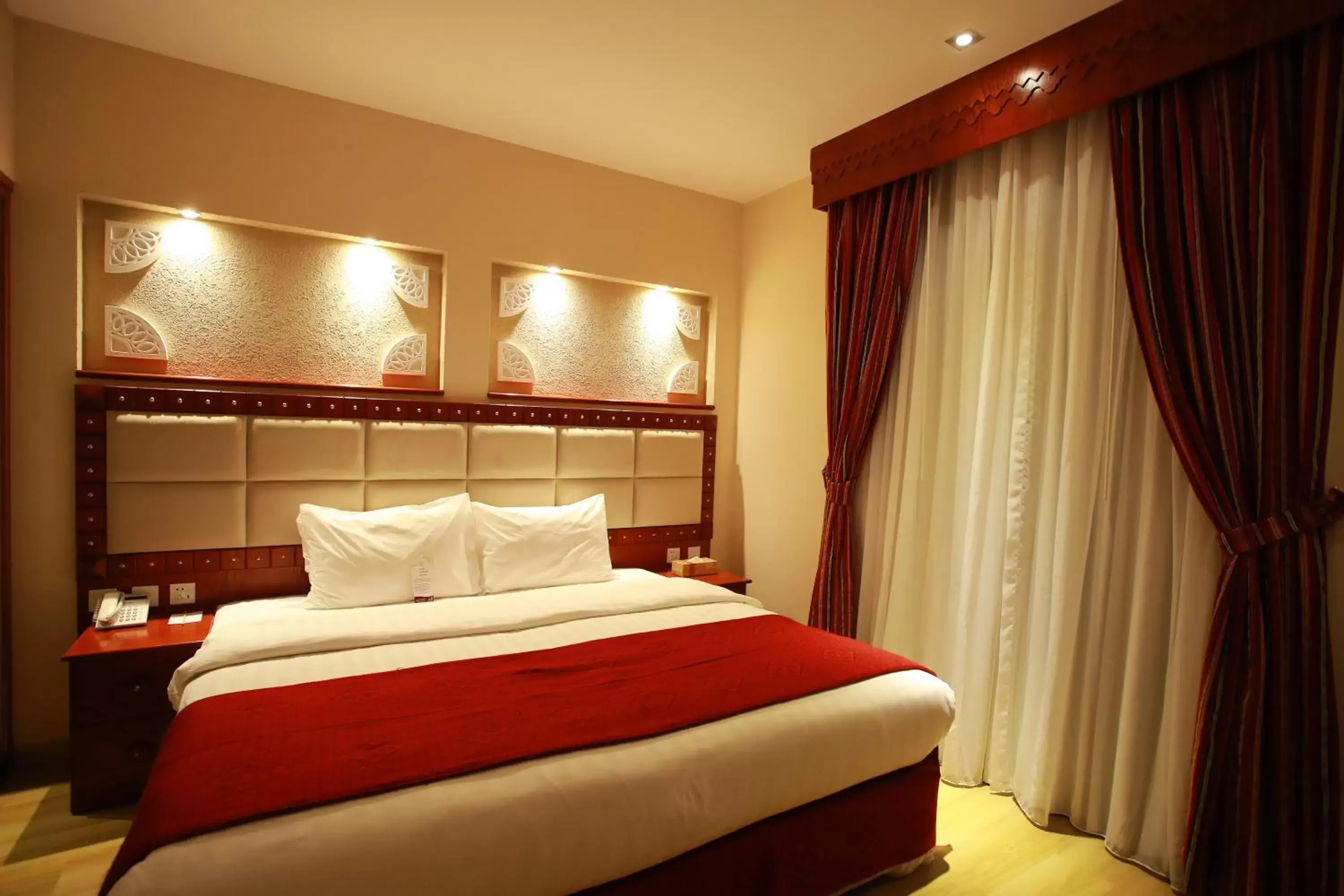 Bed in Al Liwan Suites Rawdat Al Khail