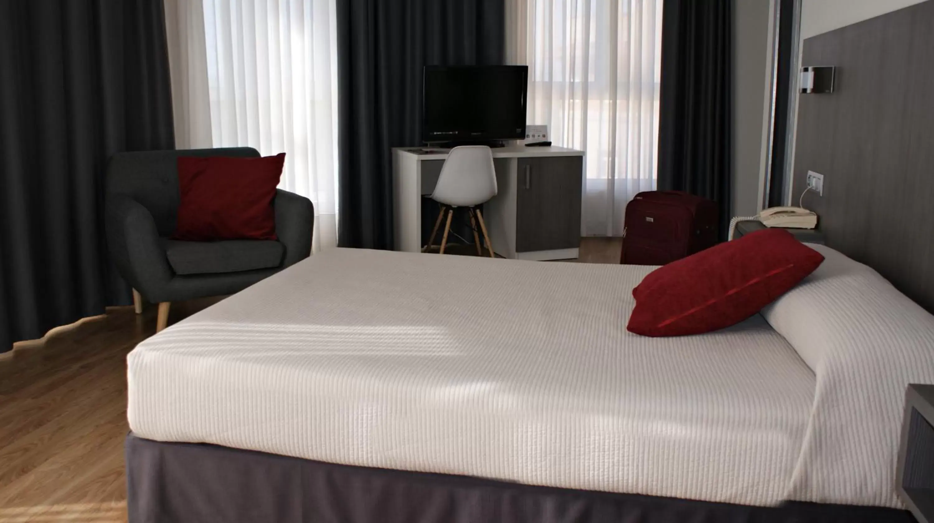 Bed in Hotel Seminario Aeropuerto Bilbao