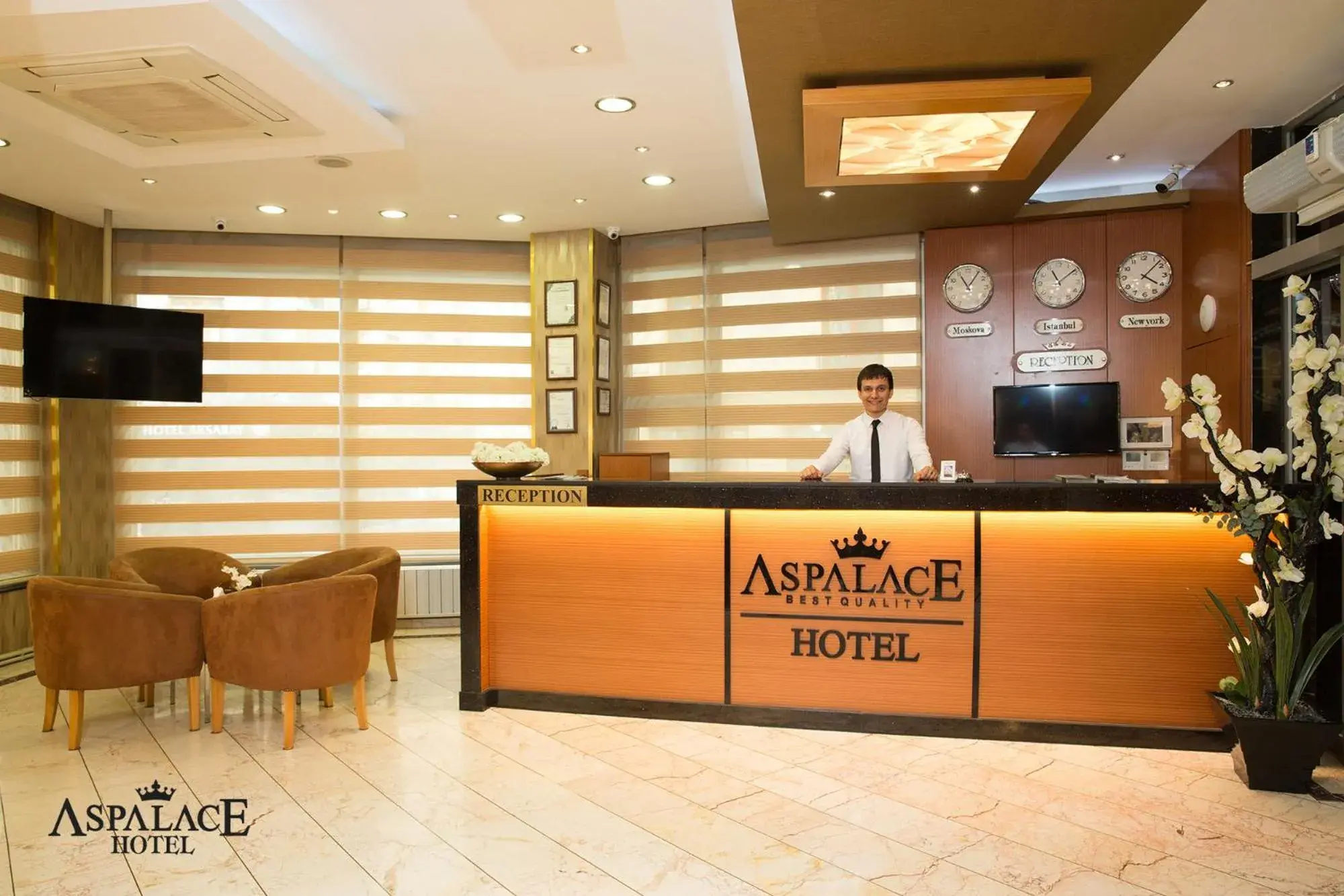 Lobby or reception, Lobby/Reception in Aspalace Hotel