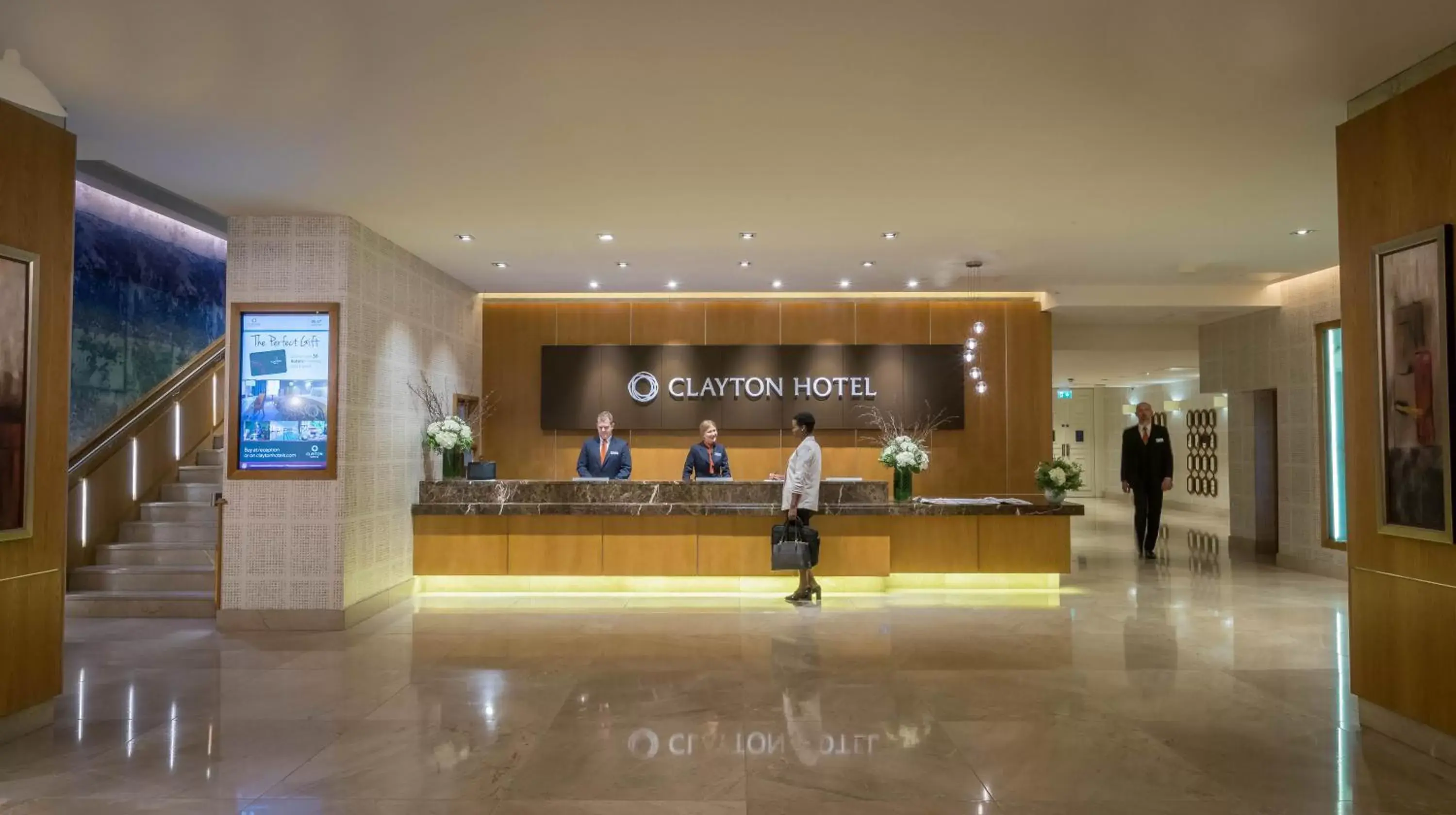 Lobby or reception in Clayton Hotel Burlington Road