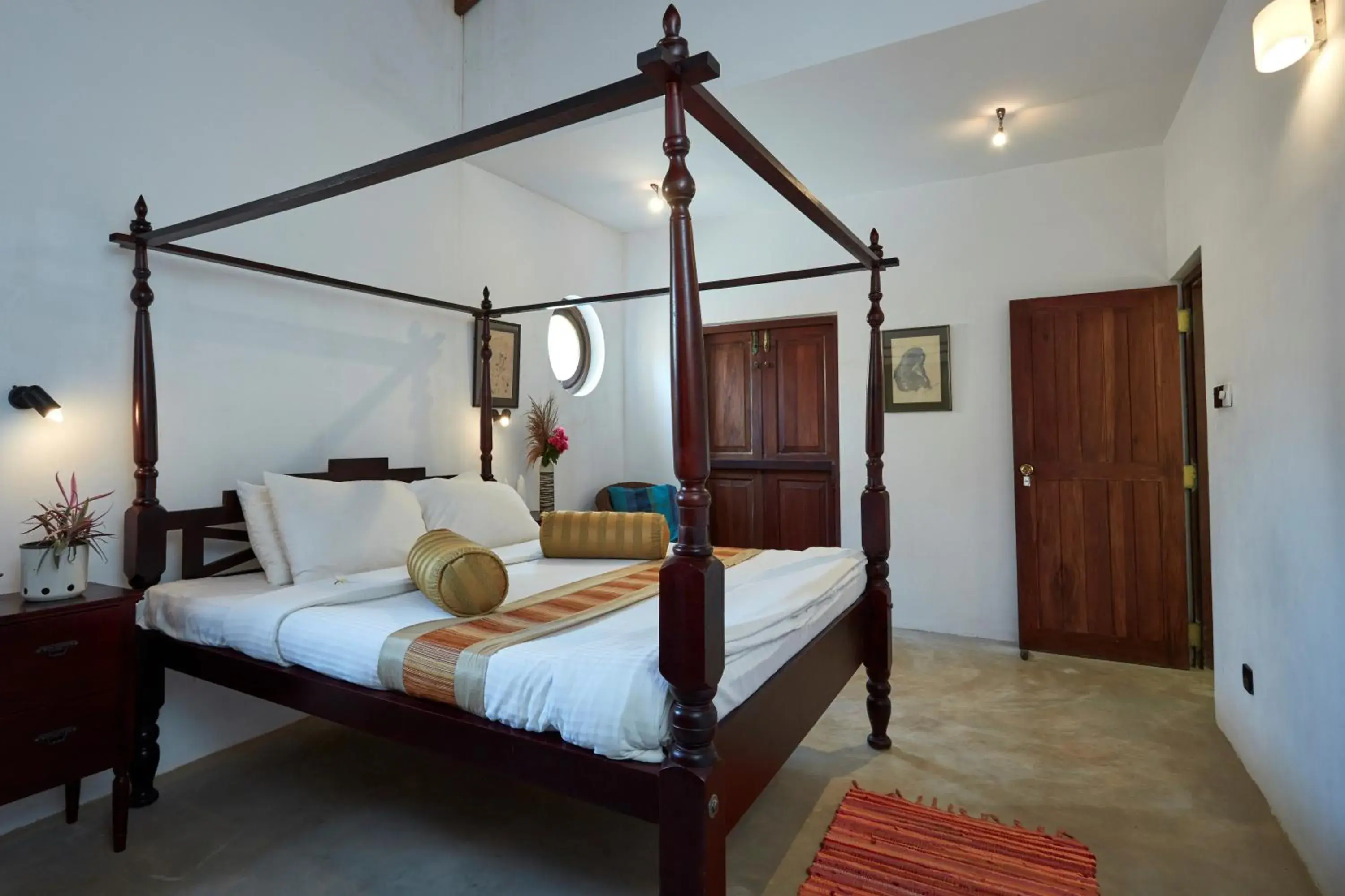 Bedroom, Bed in Villa Sunbird