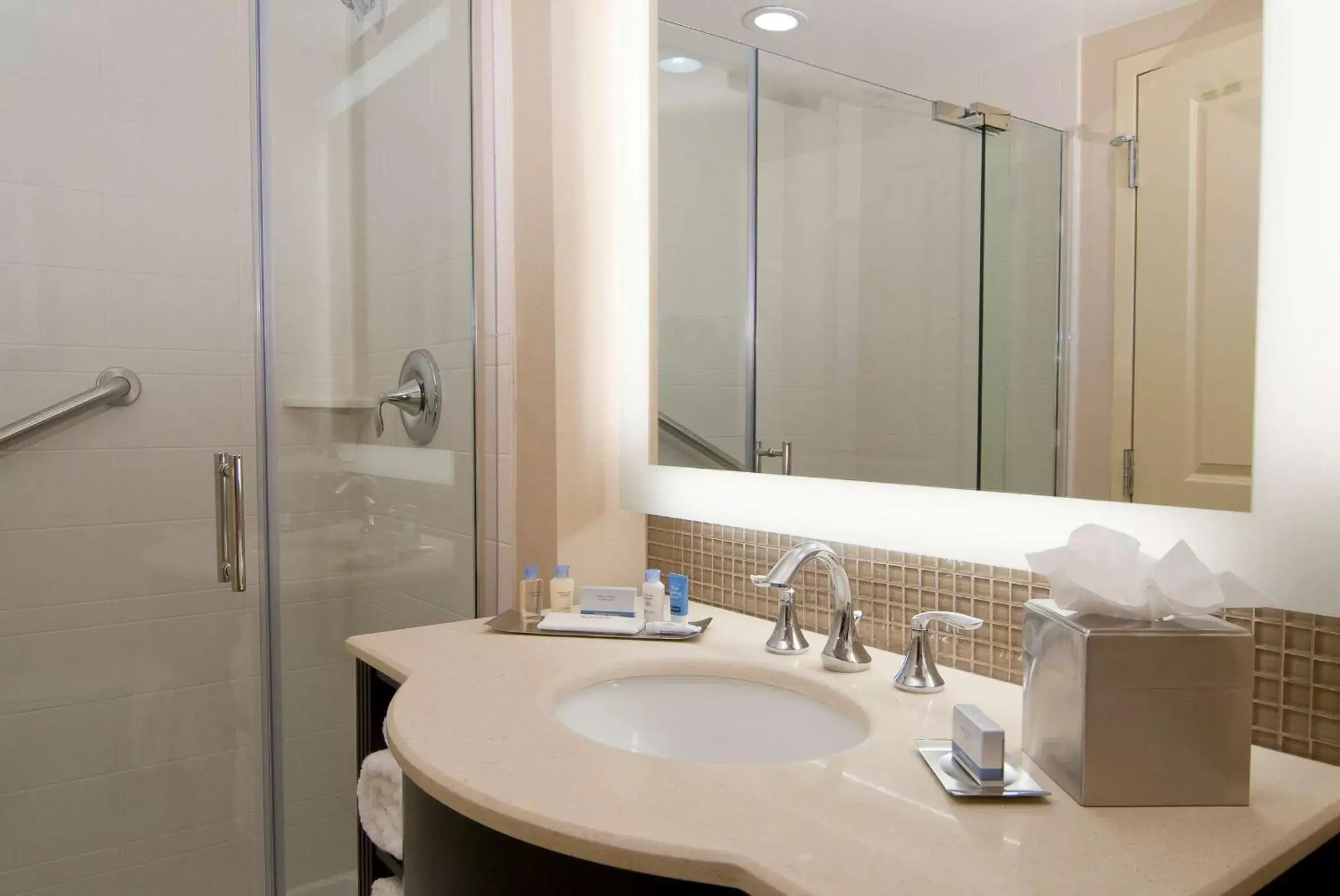 Bathroom in DoubleTree by Hilton Dulles Airport-Sterling