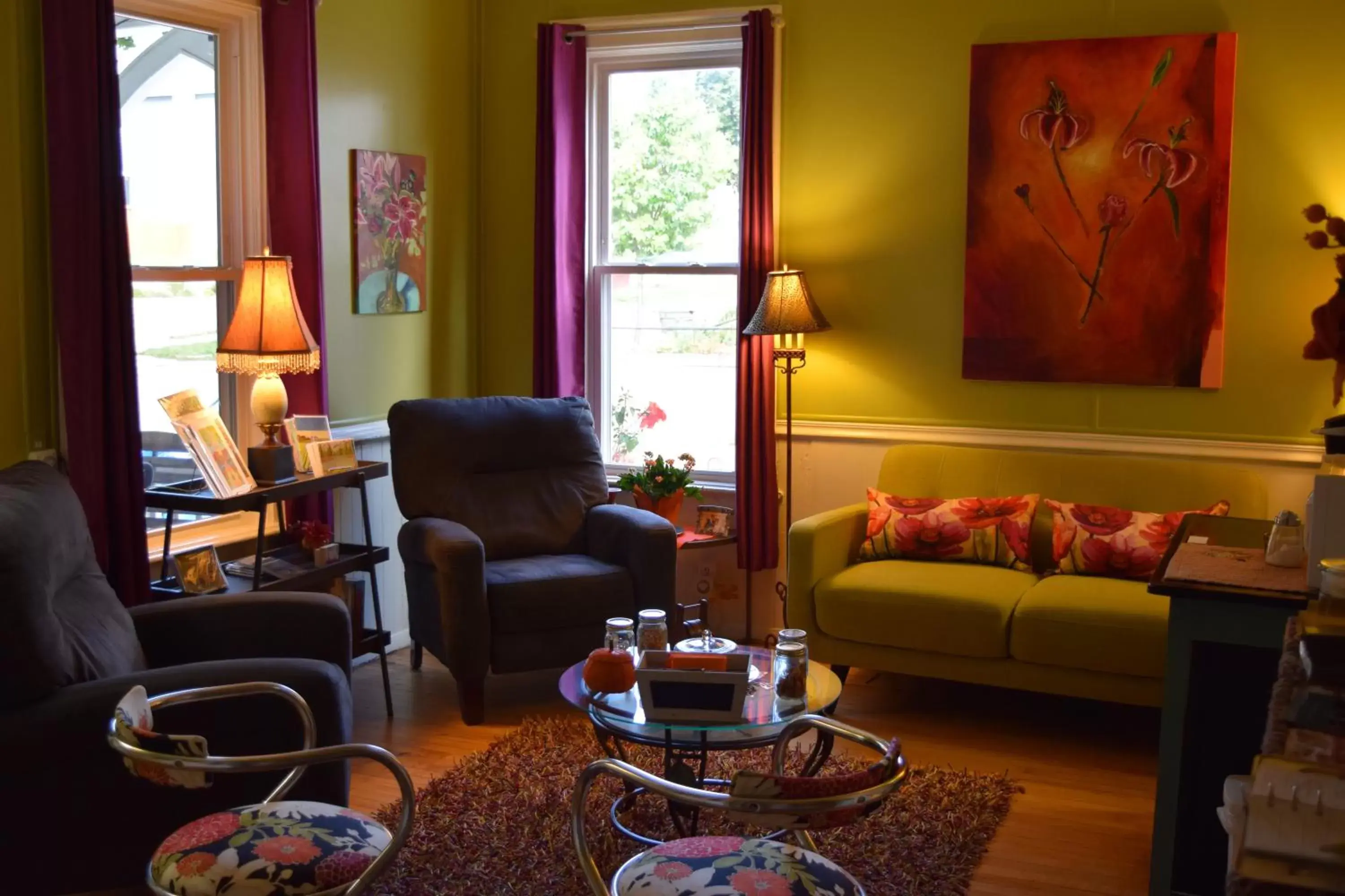 Seating Area in The Muse Gallery Guesthouse