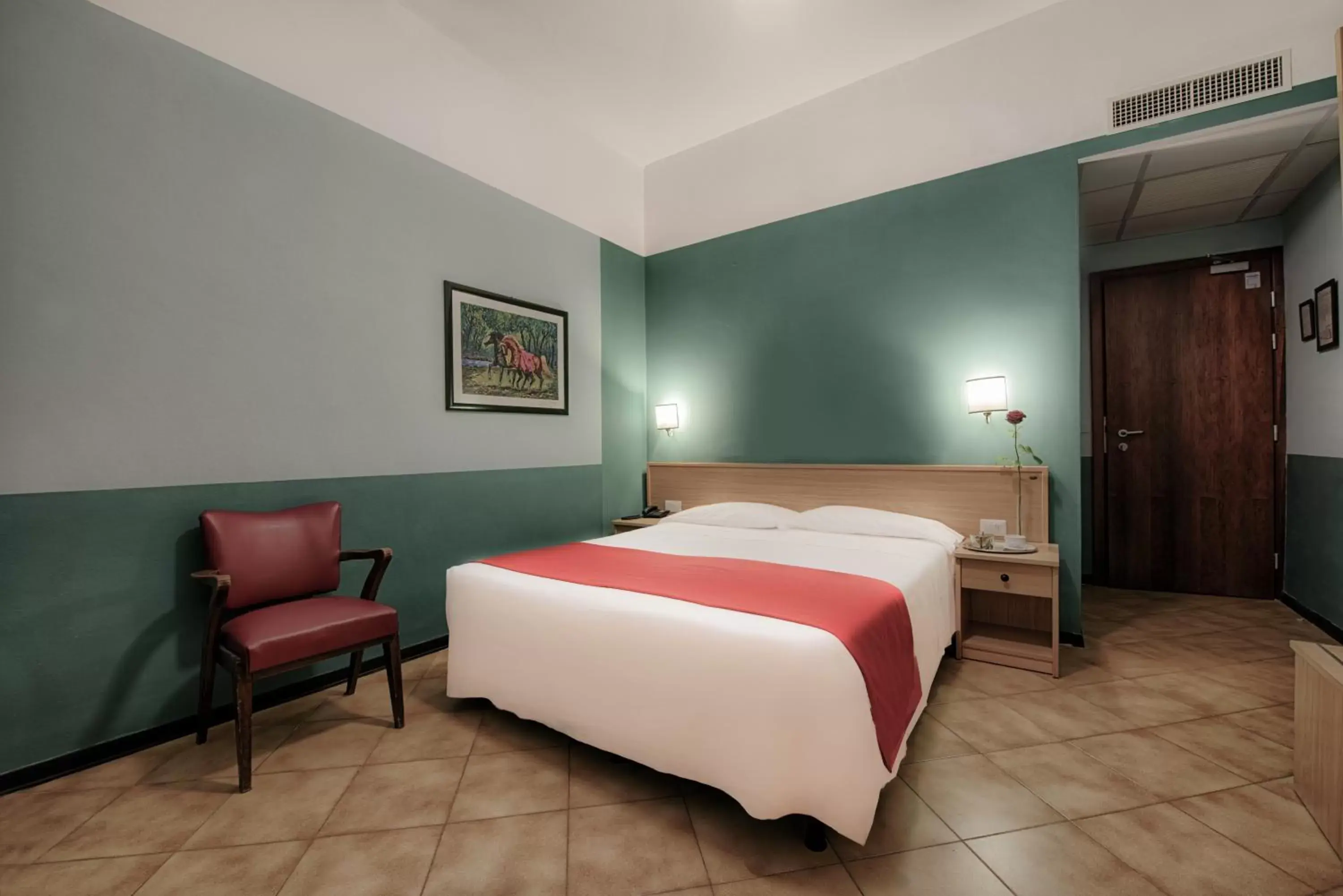 Photo of the whole room, Bed in Hotel Italia e Lido Rapallo