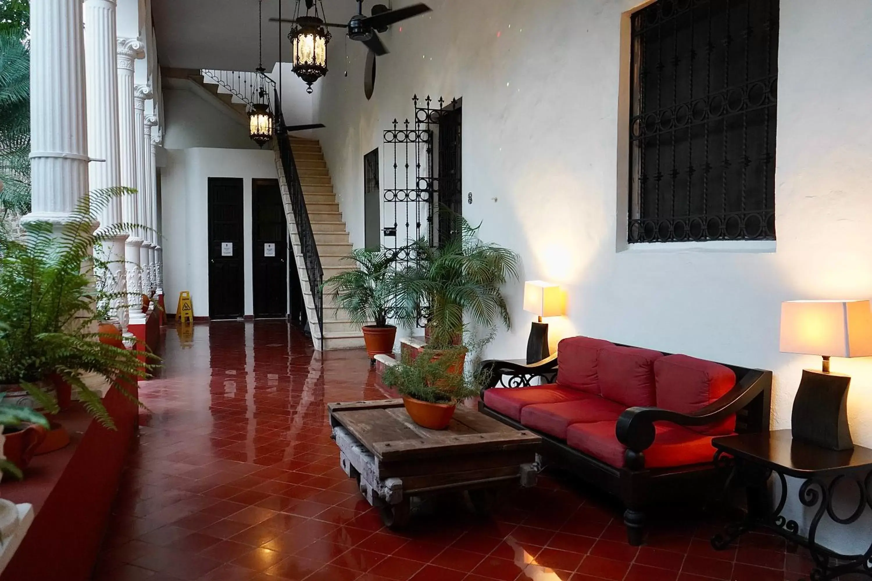 Pool view, Seating Area in Villa Merida Boutique Hotel