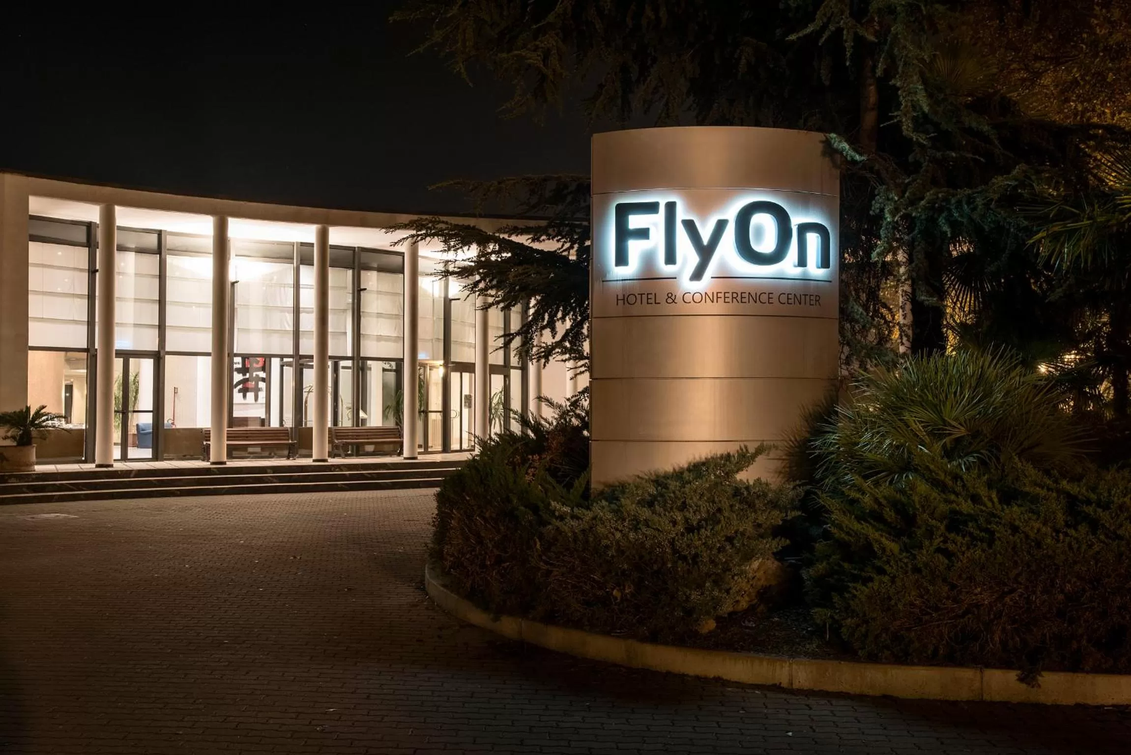 Facade/entrance in FlyOn Hotel & Conference Center