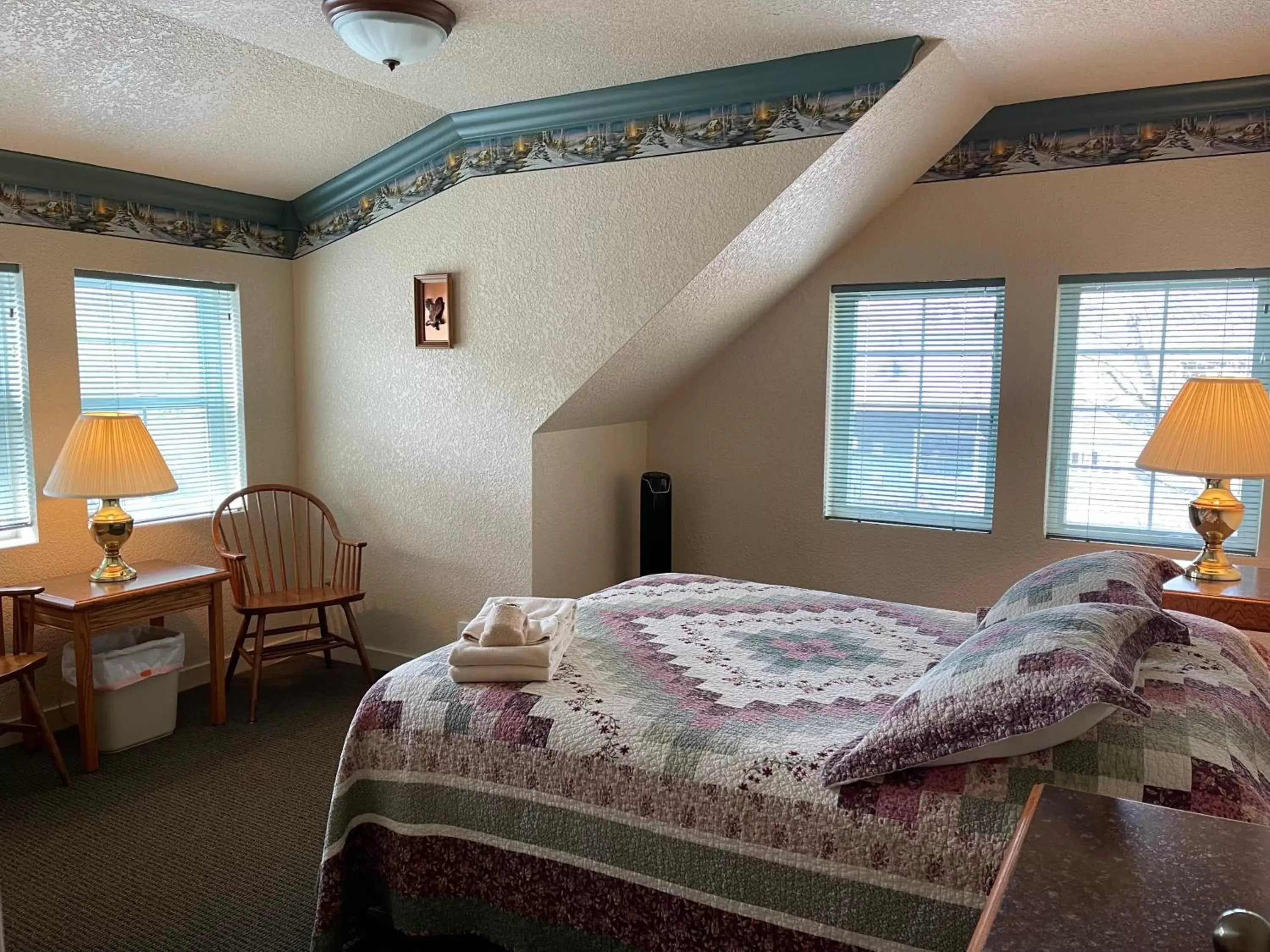 Bed in Beaver Valley Lodge