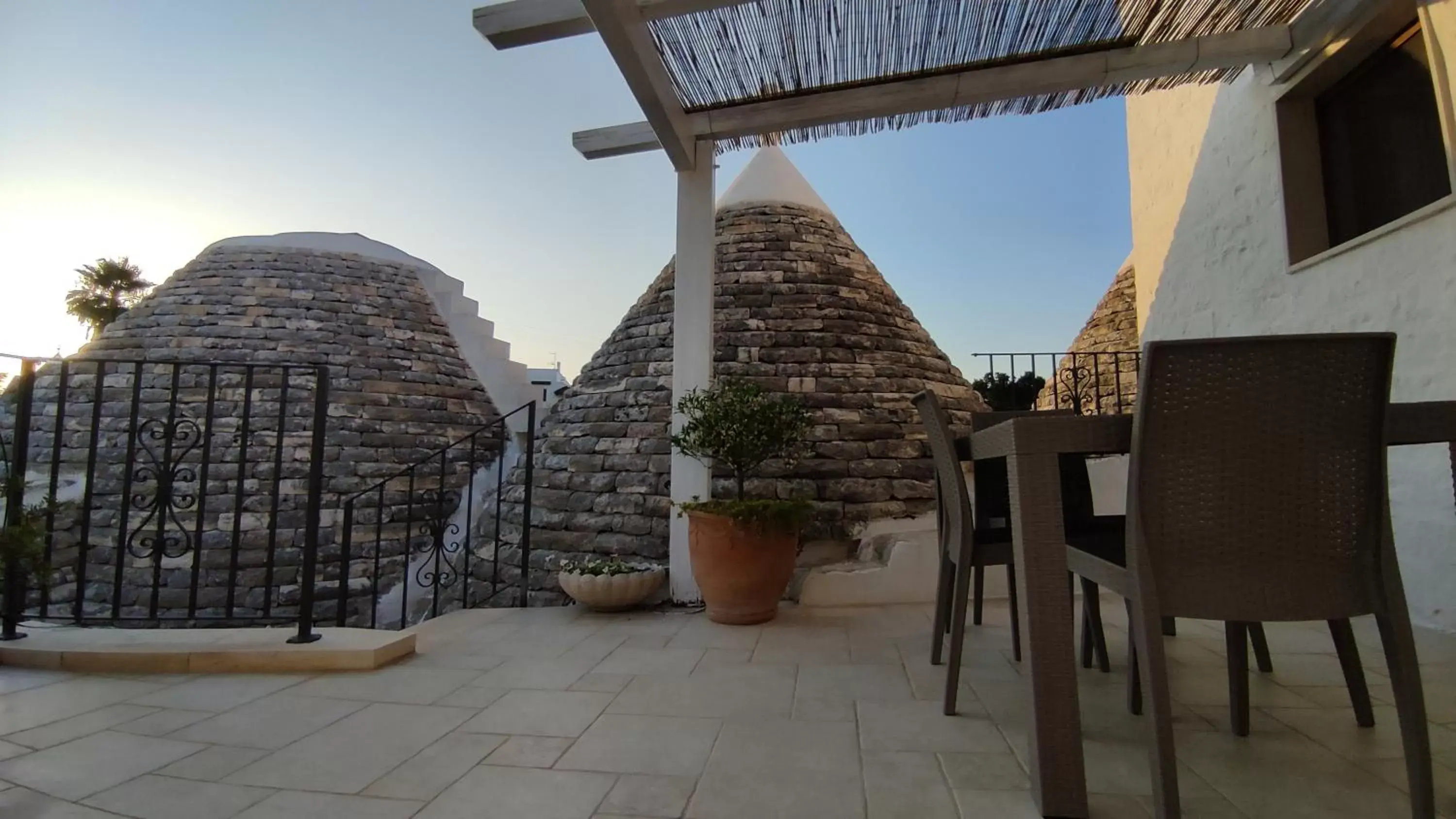 Balcony/Terrace in Masseria Trulli sull'Aia