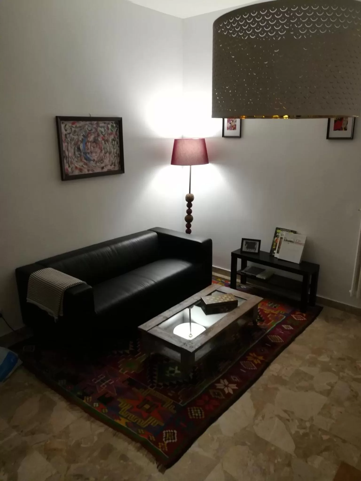 Communal lounge/ TV room, Seating Area in B&B La Terrazza Near The Beach