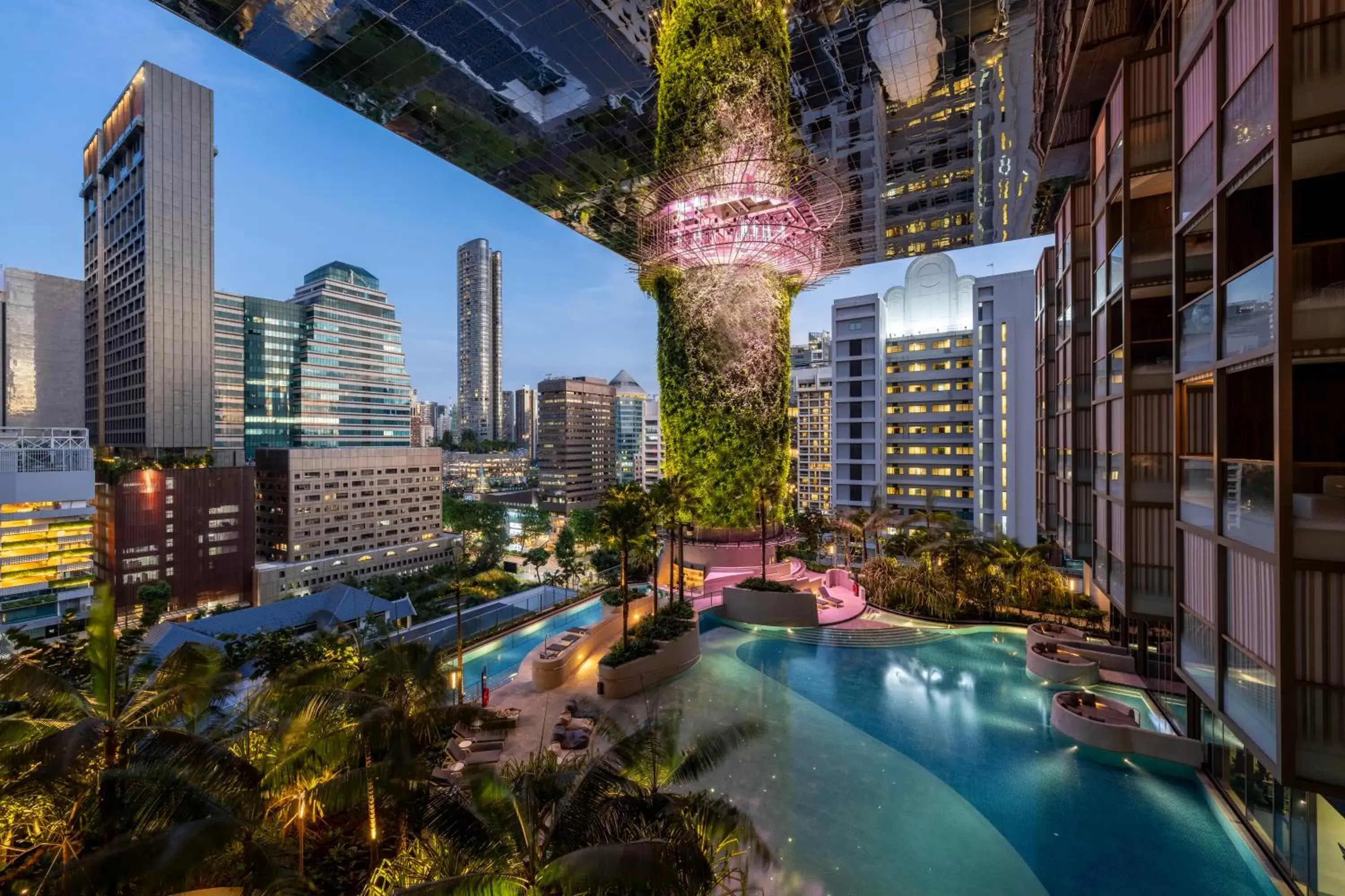 Garden, Pool View in Pan Pacific Orchard