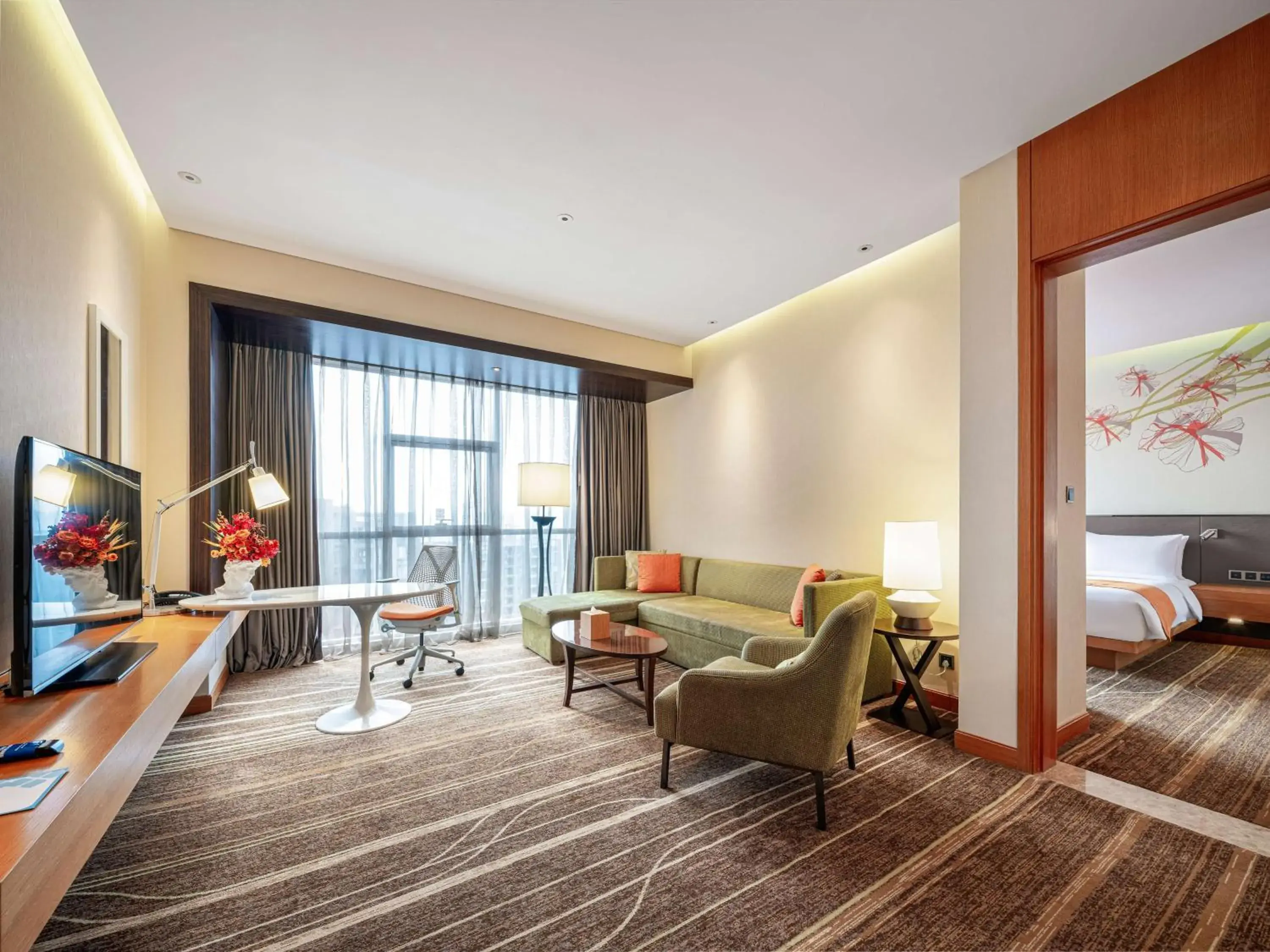 Bedroom, Seating Area in Hilton Garden Inn Chengdu Huayang