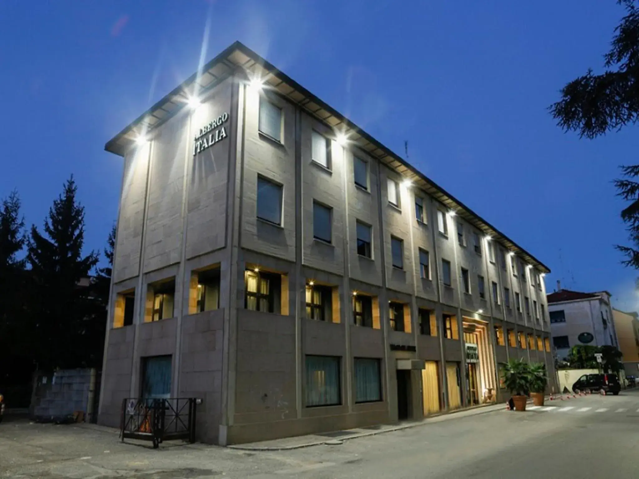 Facade/entrance in Albergo Italia