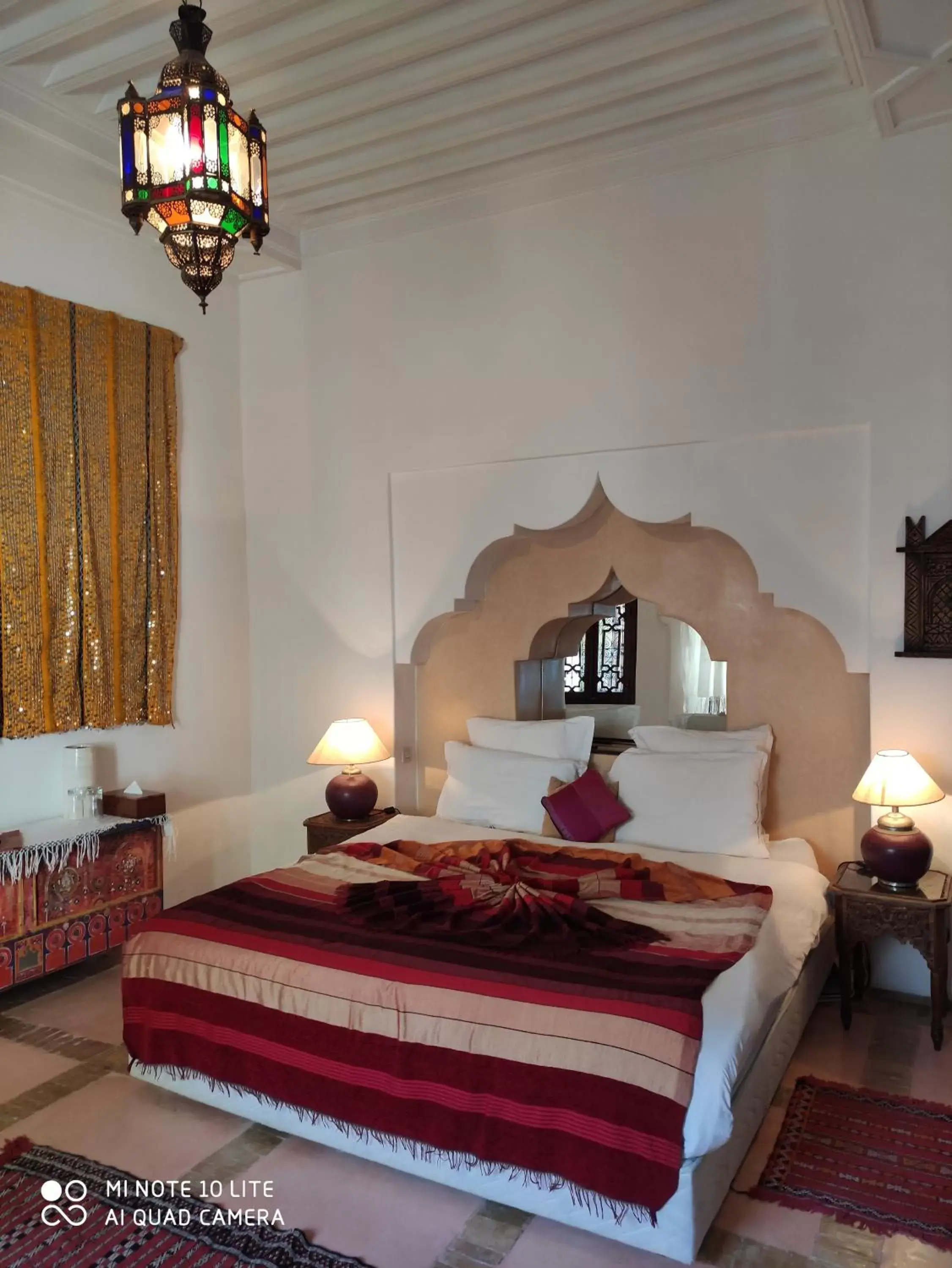 Bed in Riad Ghali Hotel & SPA