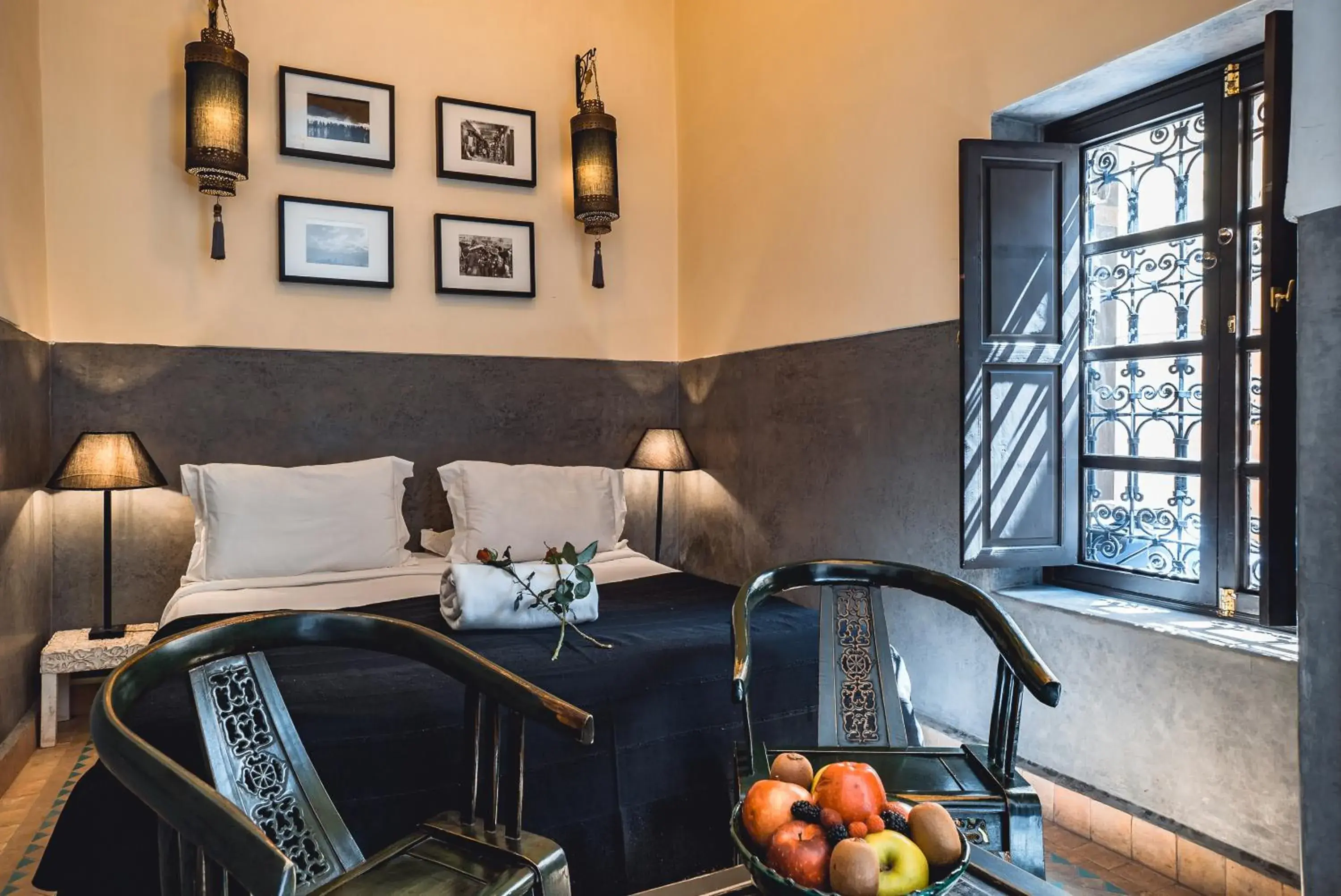 Bedroom, Seating Area in Riad Ambre et Epices