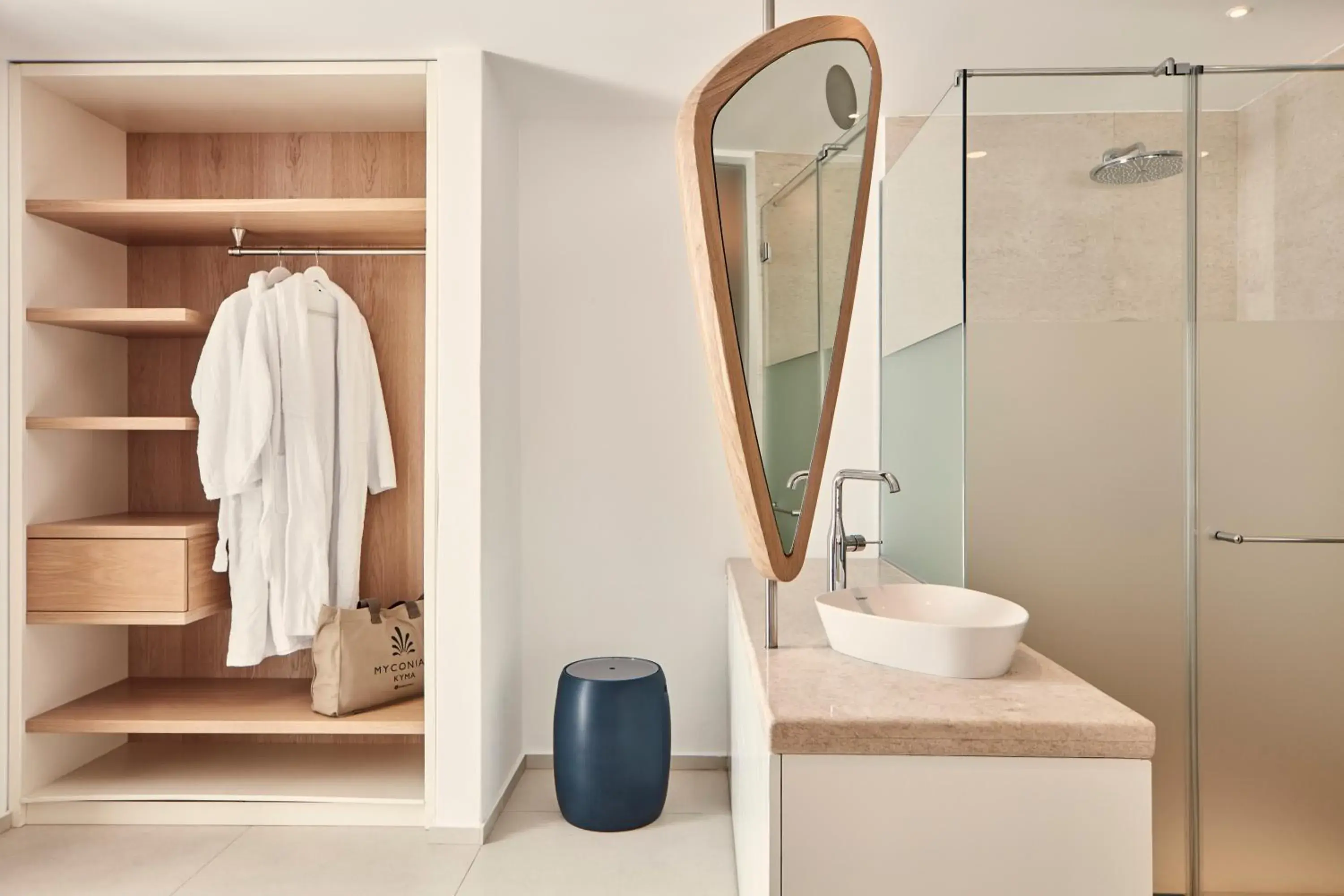 Shower, Bathroom in Myconian Kyma - Design Hotels