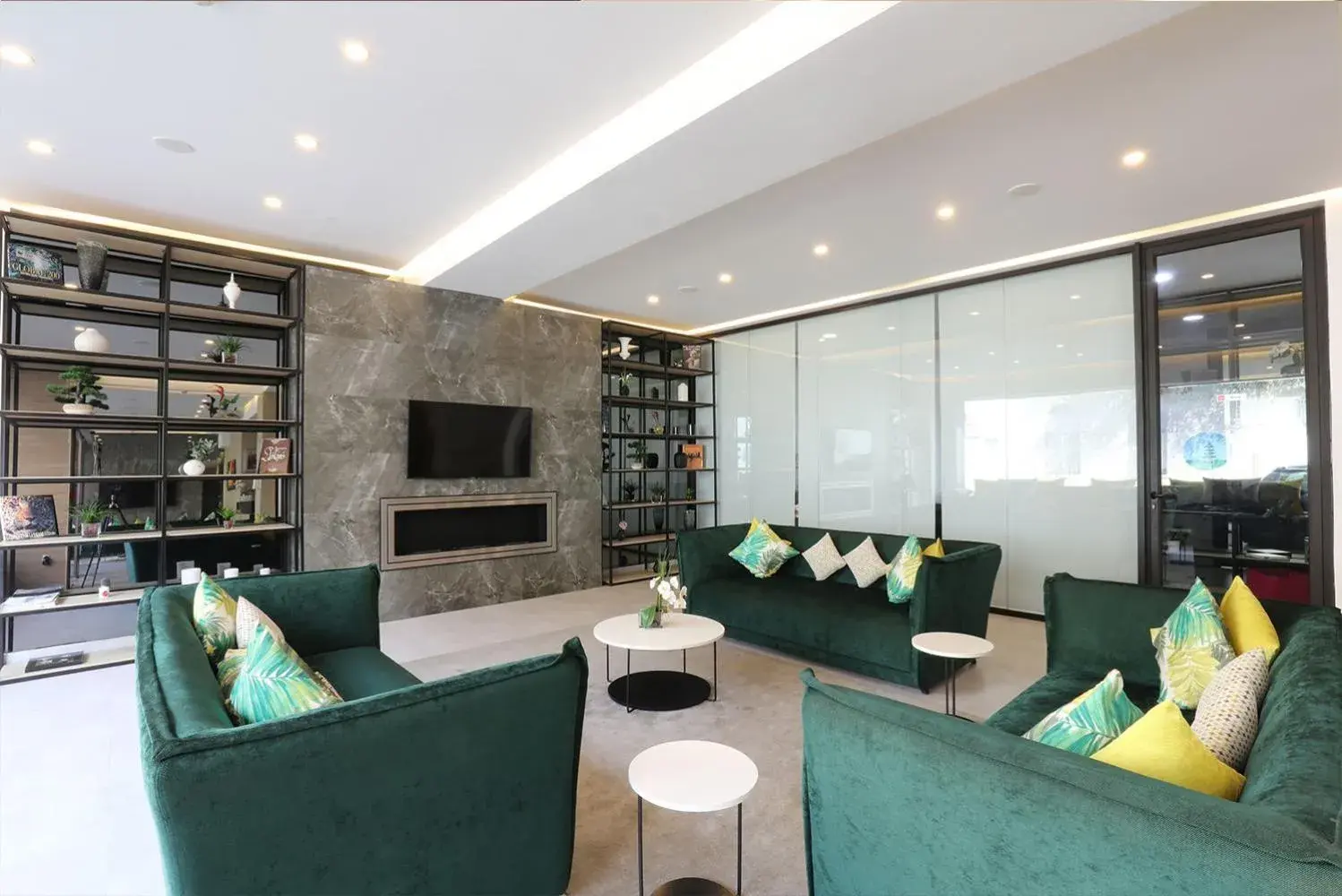 Lobby or reception, Lounge/Bar in MID TOWN Hotel Casablanca