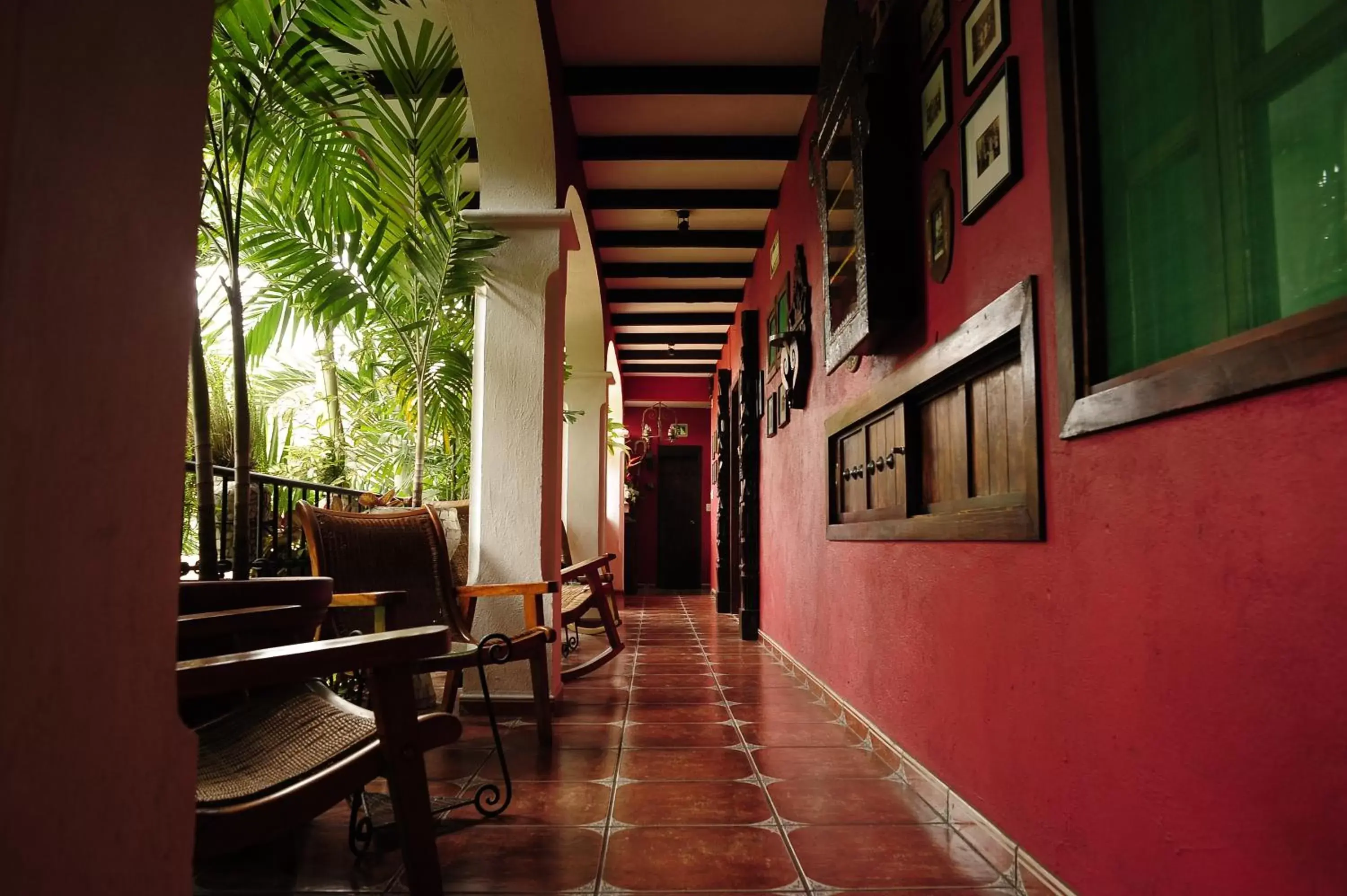 Balcony/Terrace in Hotel Boutique Casona Maya Mexicana