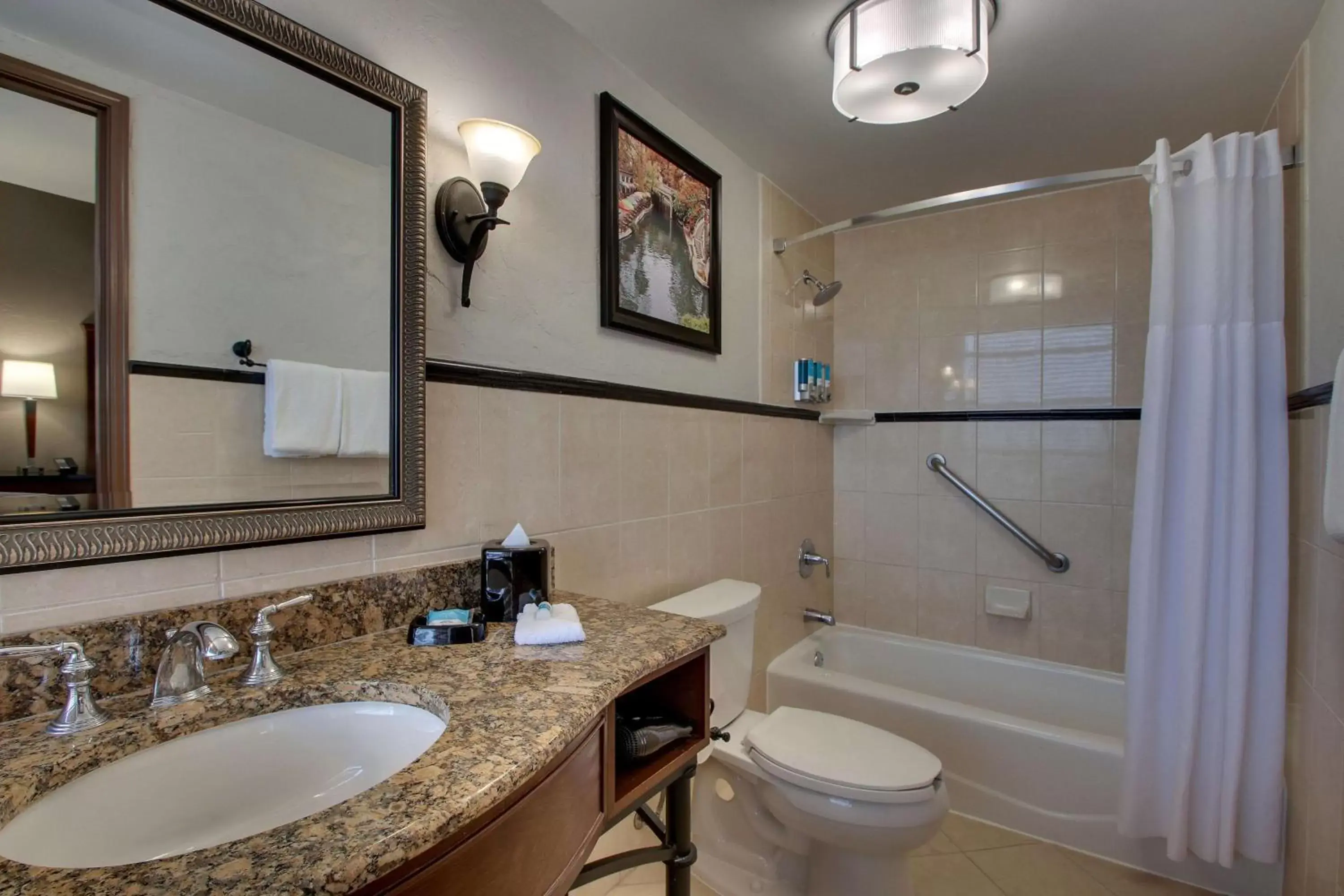 Bathroom in Drury Plaza Hotel San Antonio Riverwalk