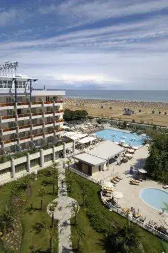 Facade/entrance, Bird's-eye View in Bibione Palace Spa Hotel