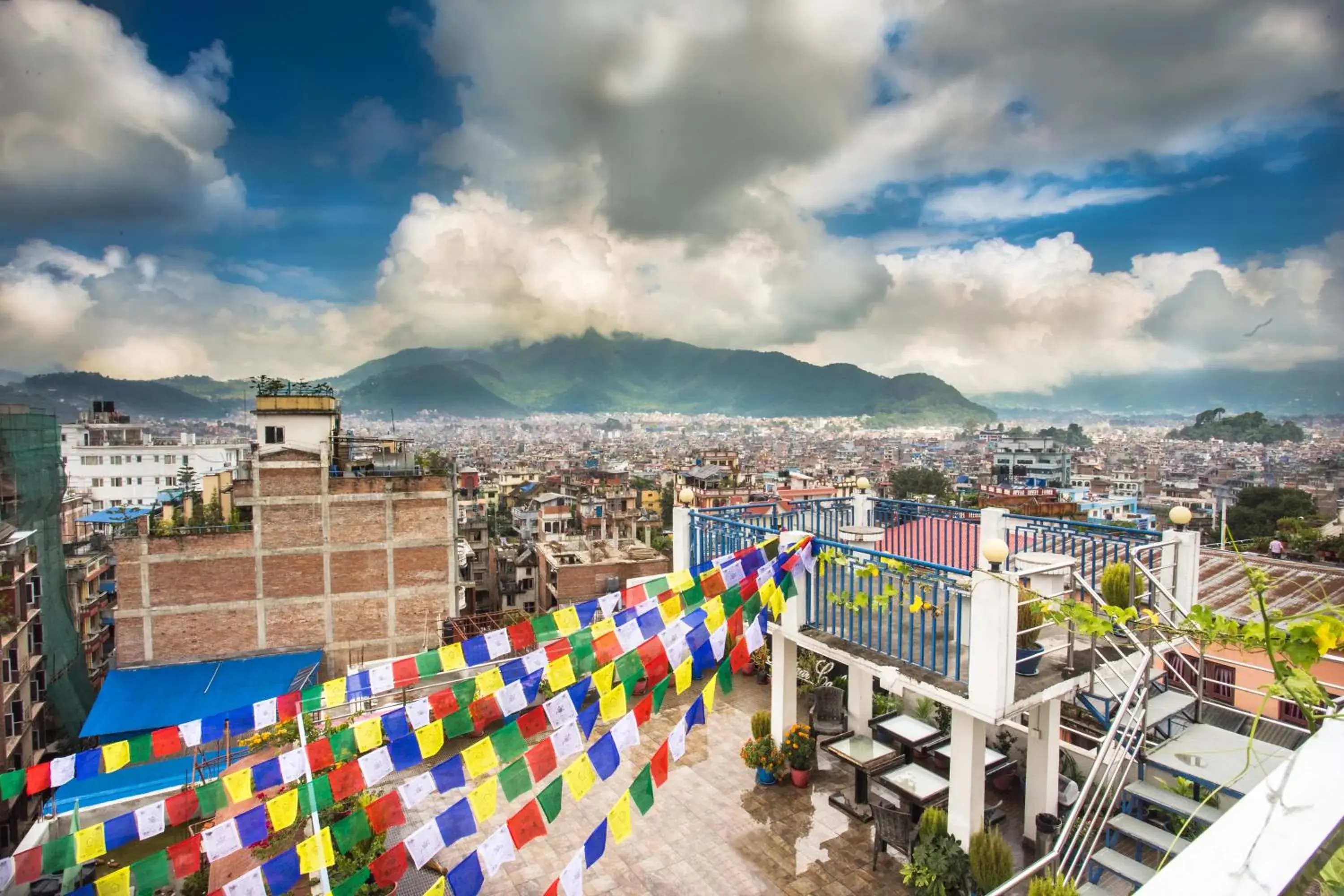 Bird's eye view in Avataar Kathmandu Hotel