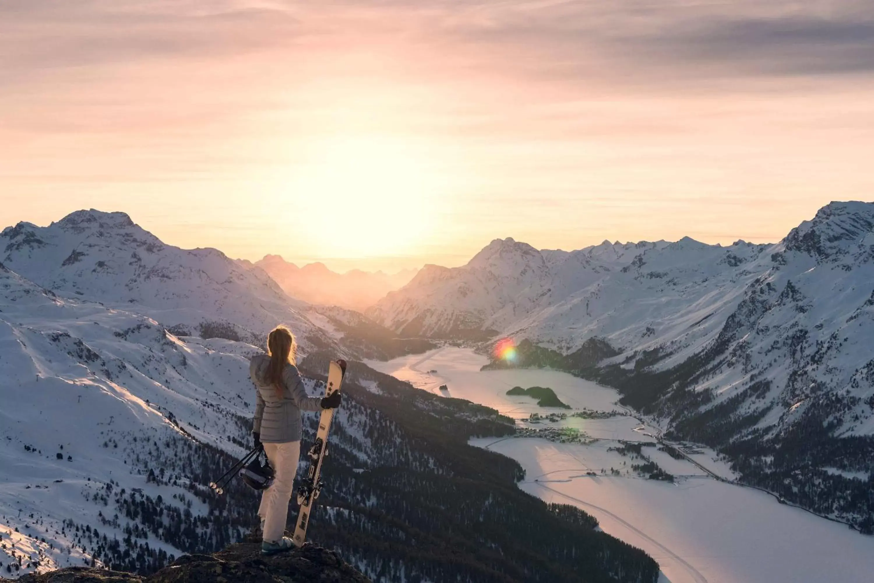 People in Carlton Hotel St Moritz - The Leading Hotels of the World