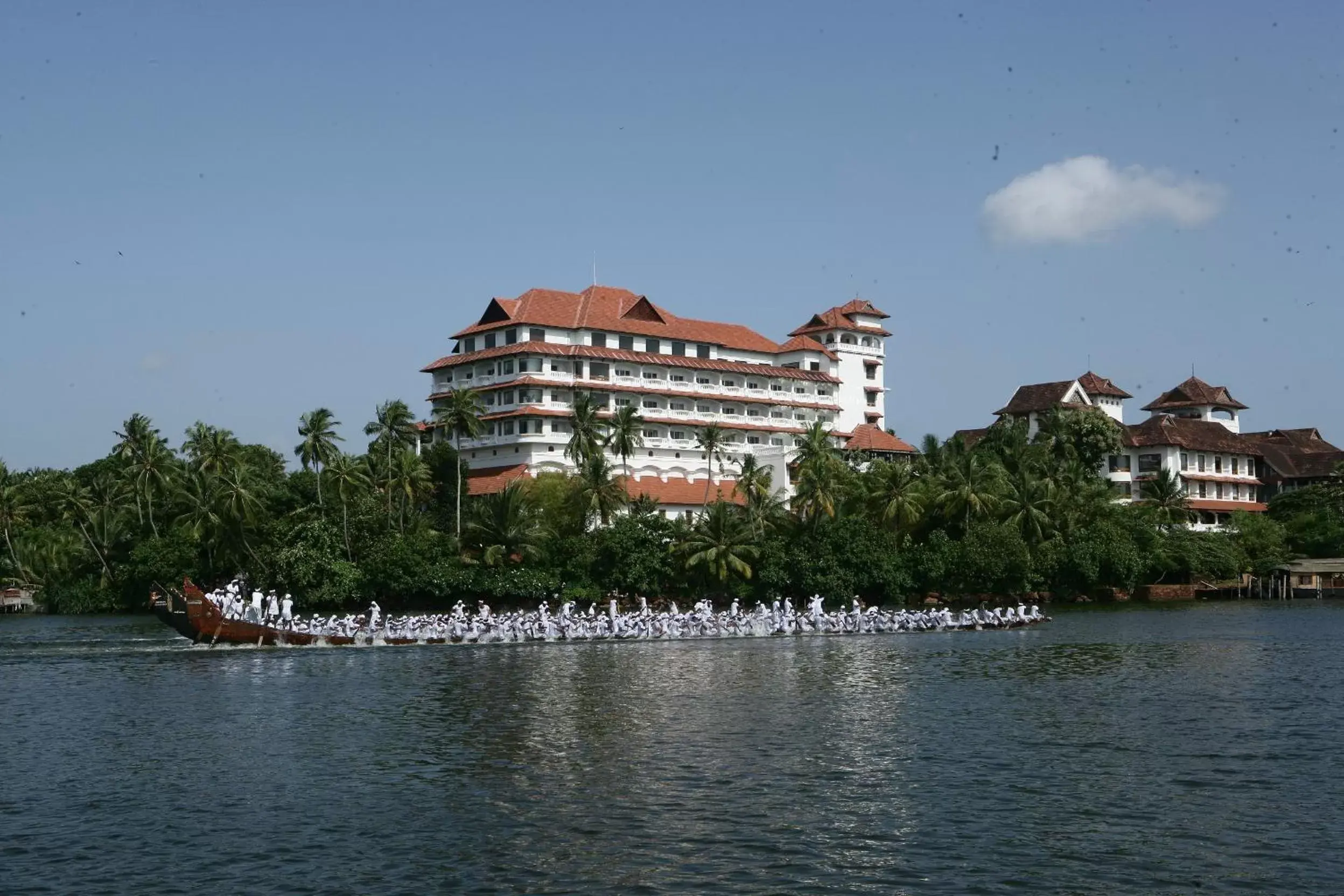 Facade/entrance, Property Building in The Leela Ashtamudi, A Raviz Hotel