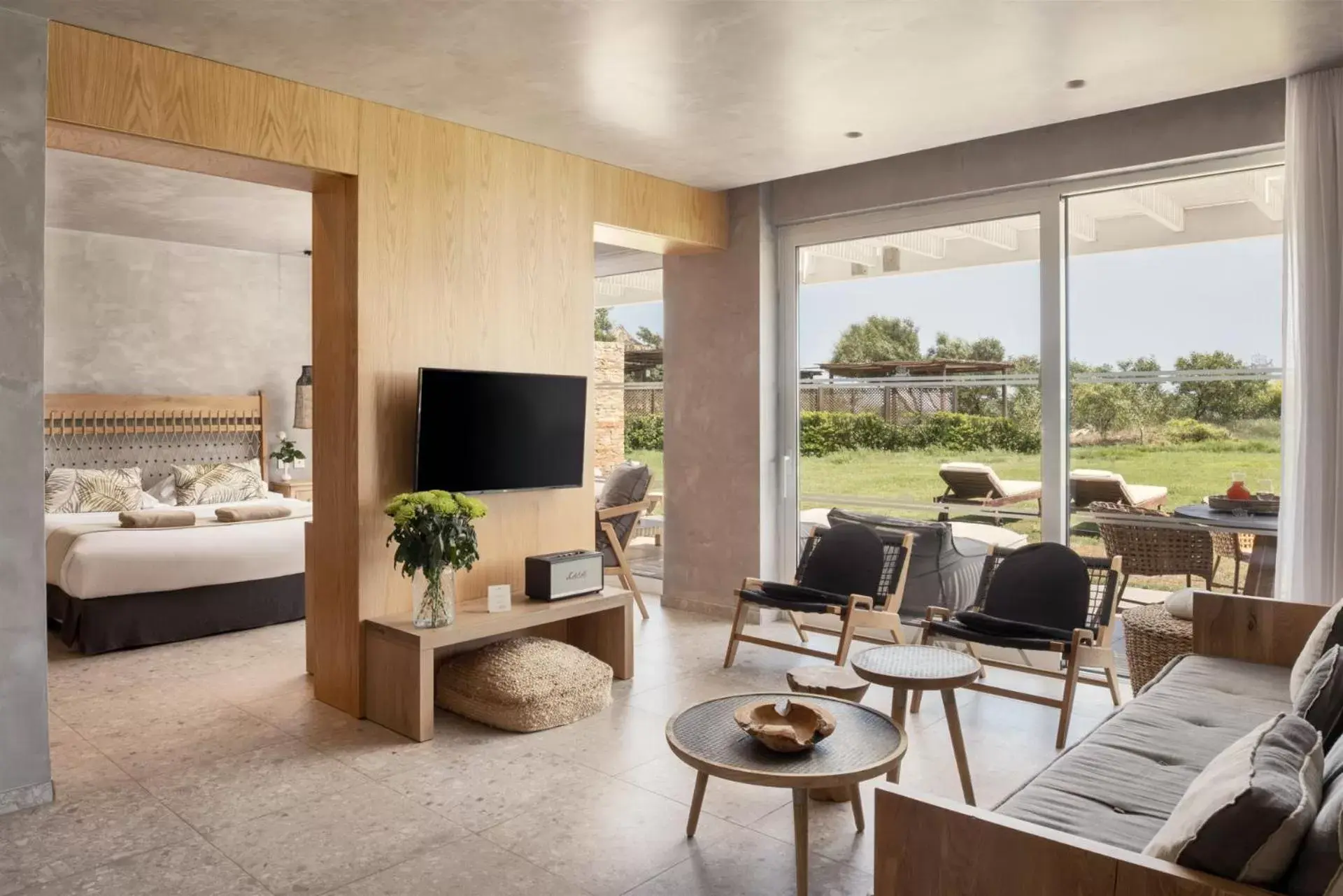 Living room in Grecian Bay