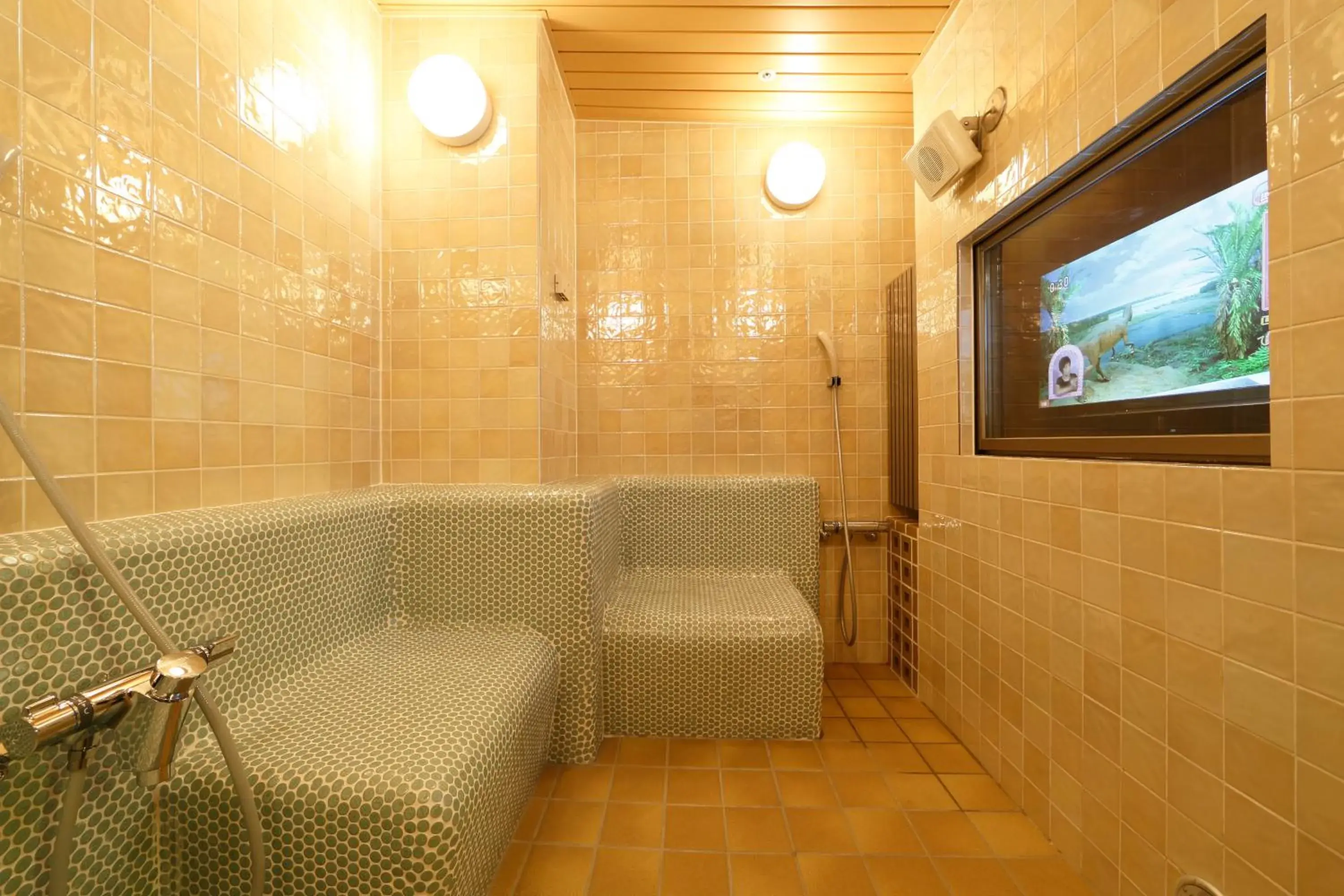 Steam room, Seating Area in Dormy Inn Premium Namba Natural Hot Spring