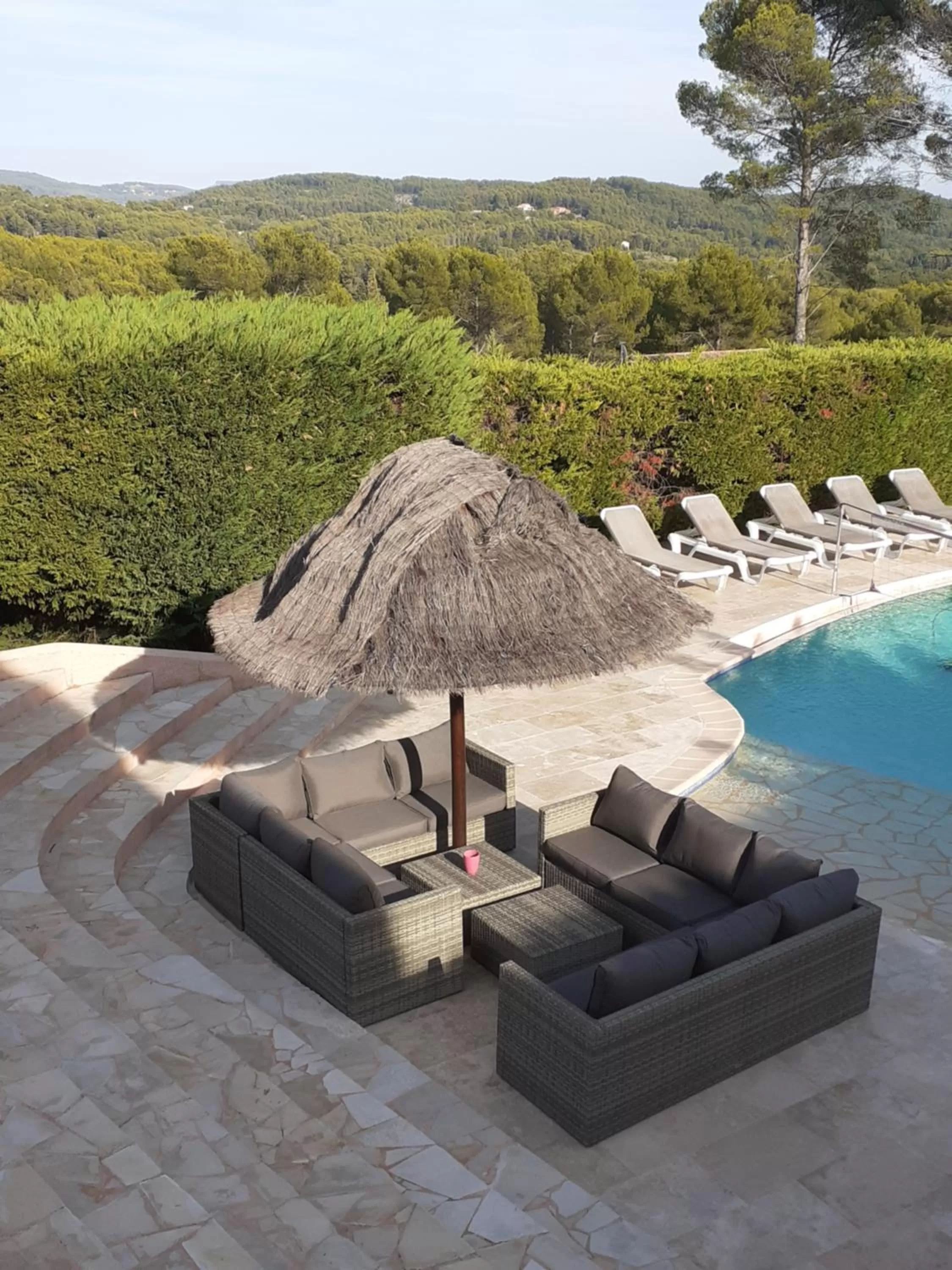 Natural landscape in La Bastide Des Selves