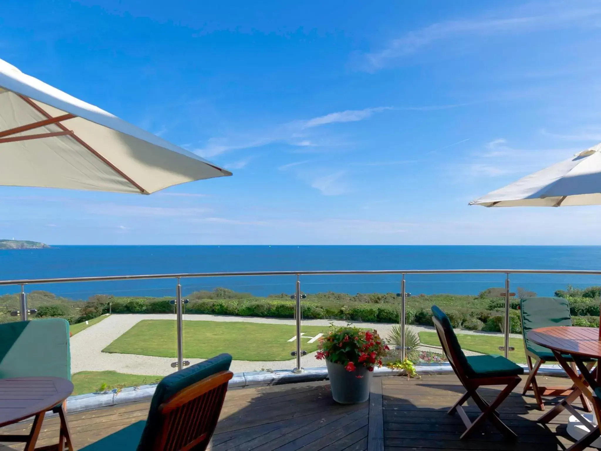Balcony/Terrace in The Carlyon Bay Hotel and Spa